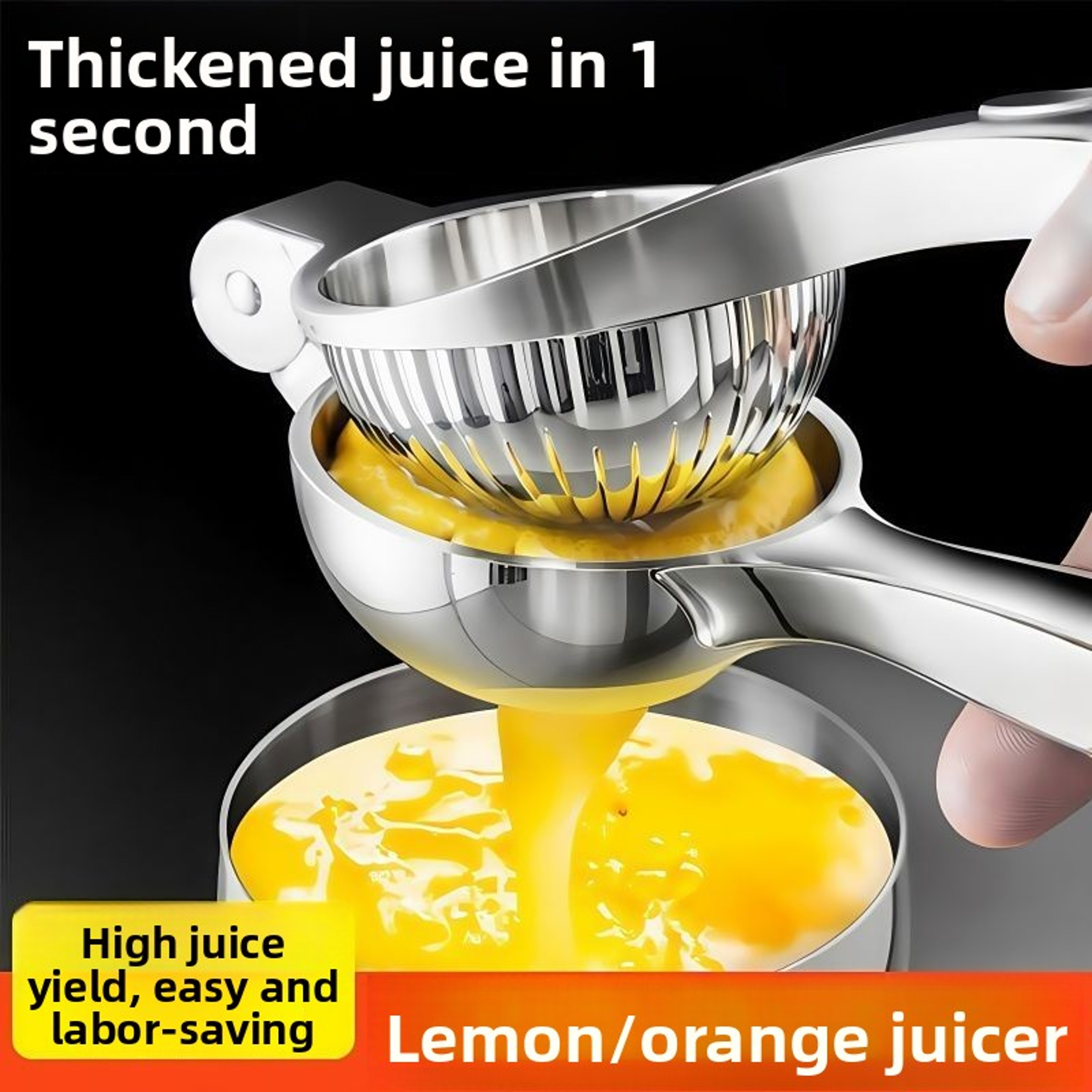 Premium Manual Citrus Juicer & Lemon Squeezer for Fresh Juice in Seconds – view 4