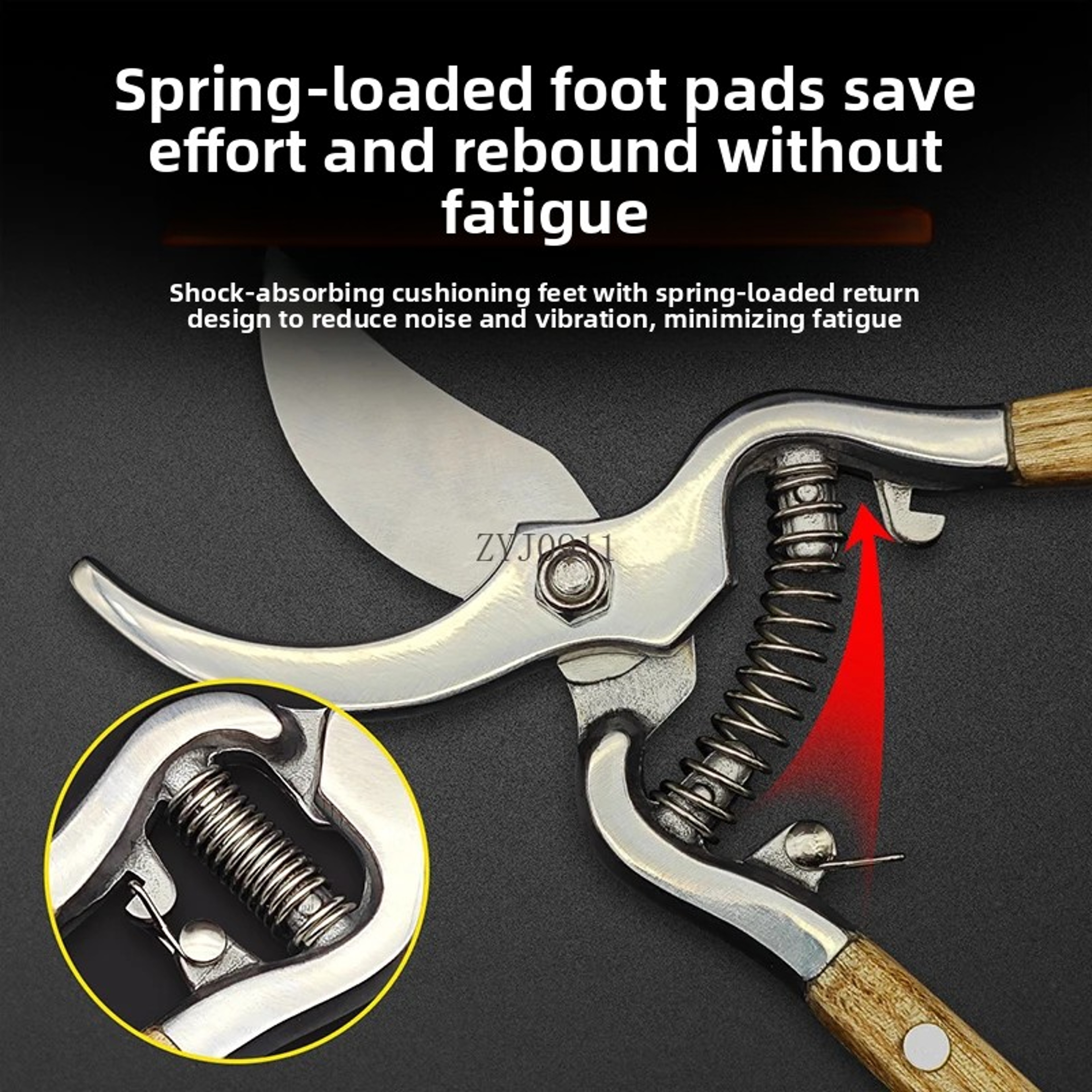PrecisionCut Stainless Steel Pruning Shears For Fruit Picking Flower Trimming  Garden Care 2