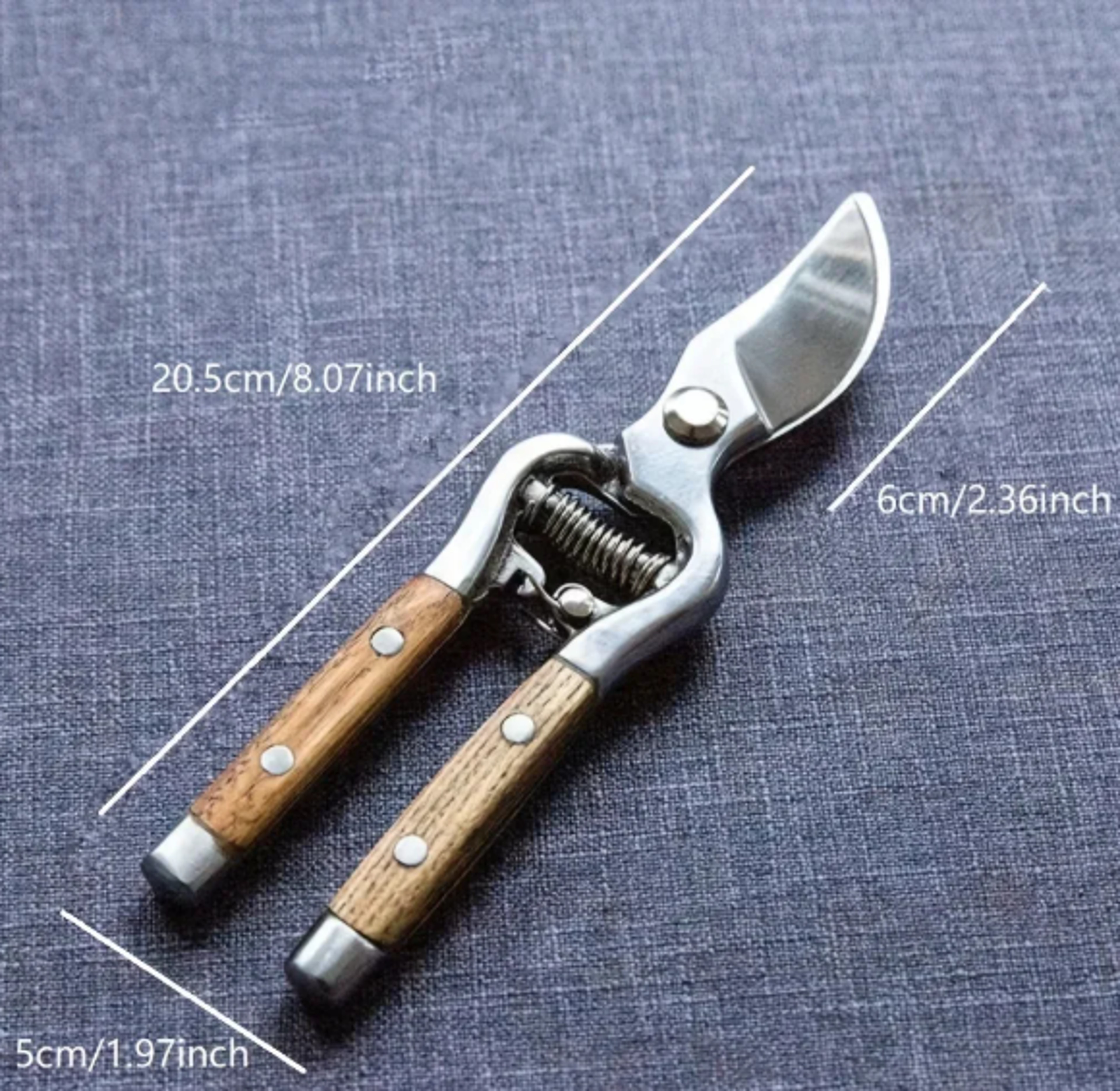 PrecisionCut Stainless Steel Pruning Shears For Fruit Picking Flower Trimming  Garden Care 5