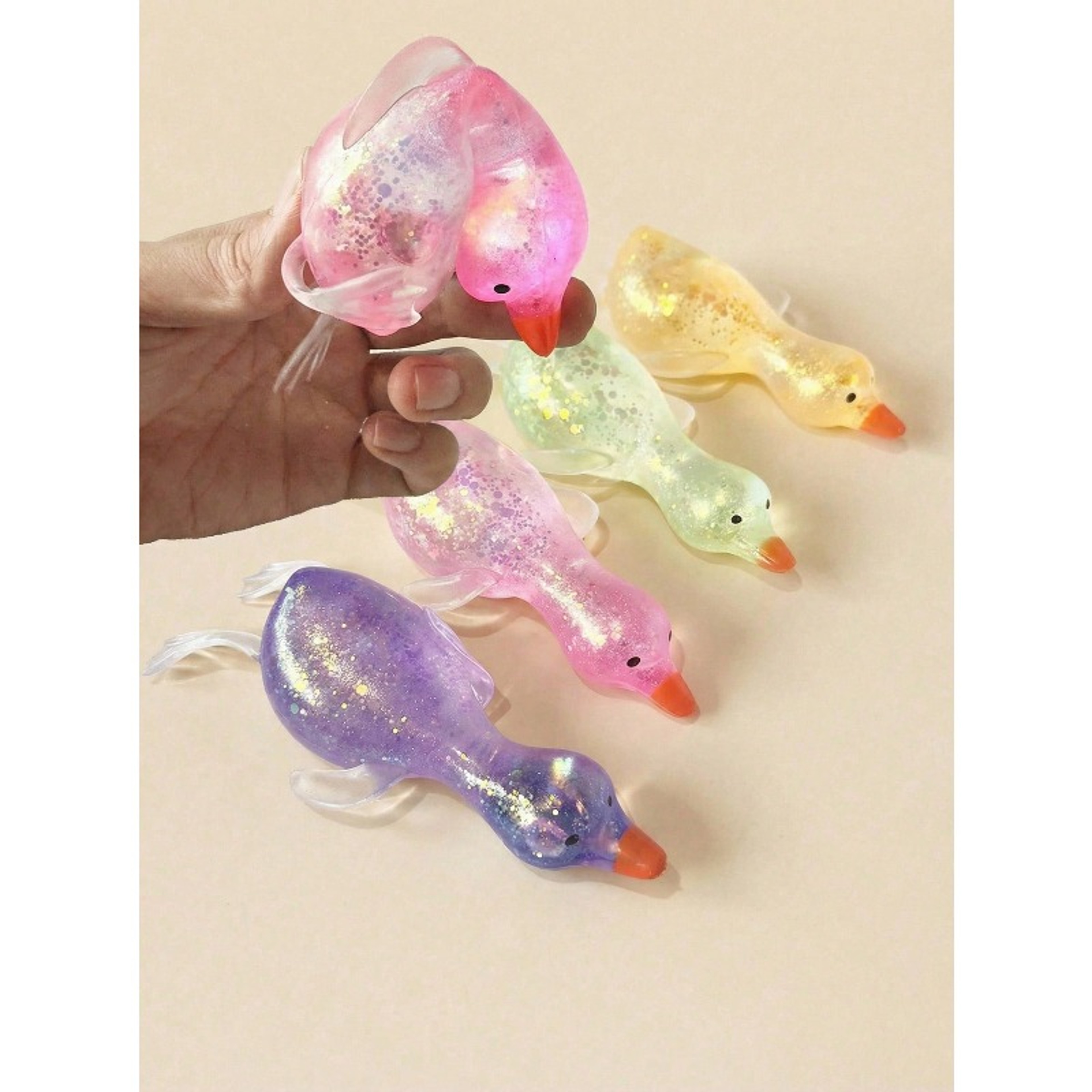 Crystal Glitter Squishy Animal Toy Soft Slow Rebound Stress Relief Toy for Kids & Adults – view 3