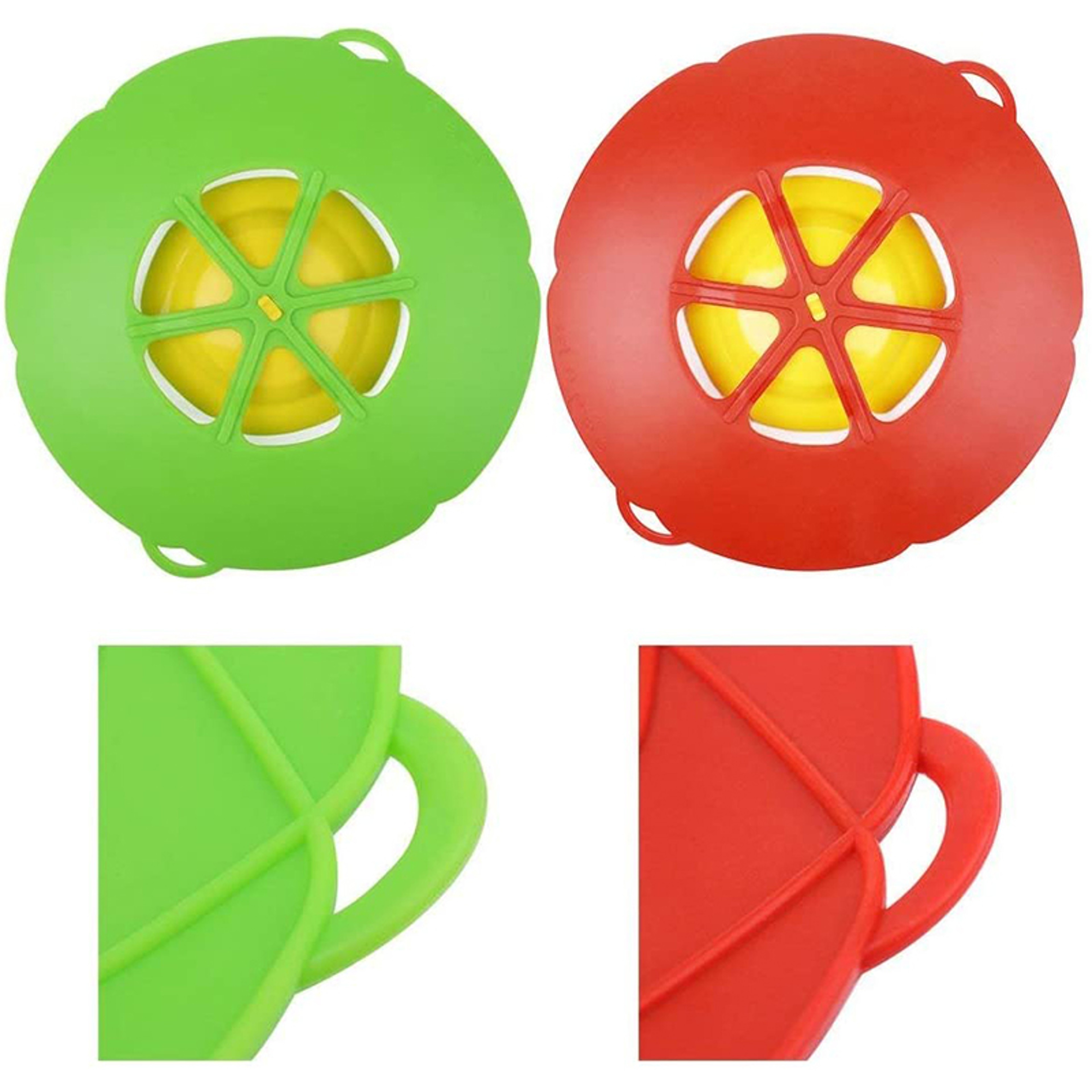 FlowerGuard Silicone Spill Stopper Lid for Pots & Pans – view 3