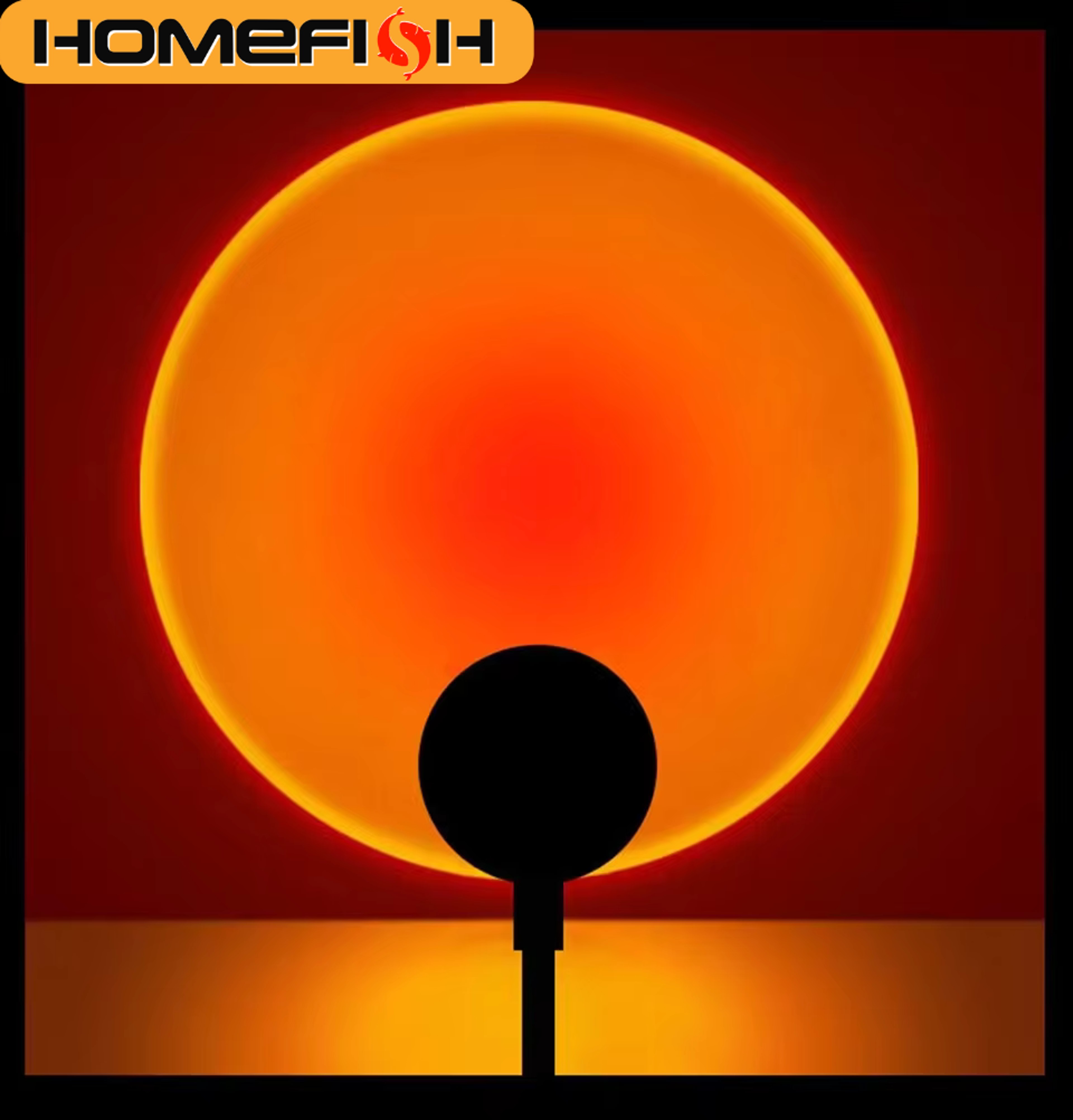 SunGlow USB Sunset Projector Lamp for Bedroom Mood Lighting & Photography Decor – view 1