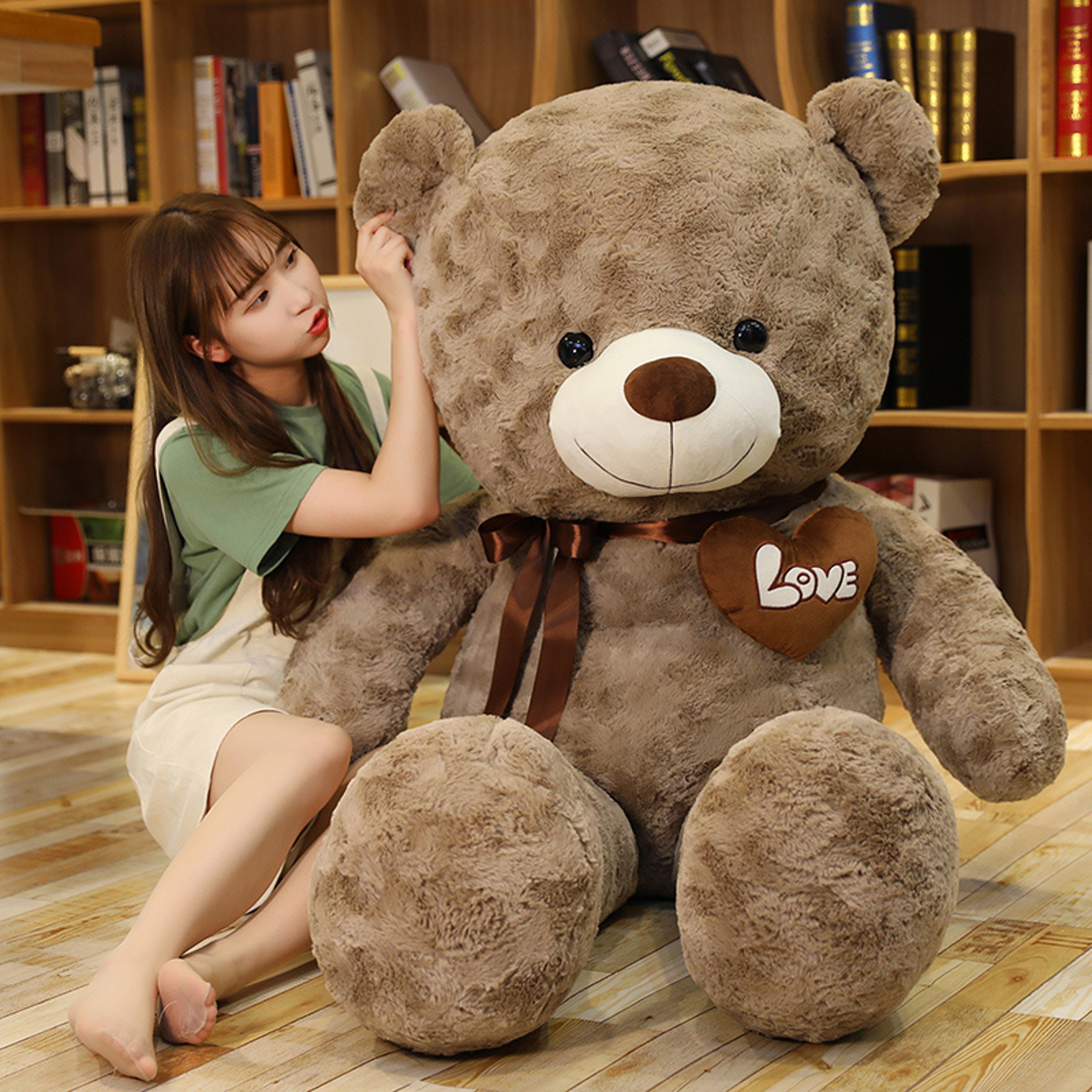 Cuddle Heart Teddy Bear Plush Pillow for Kids and Romantic Gifts – view 1