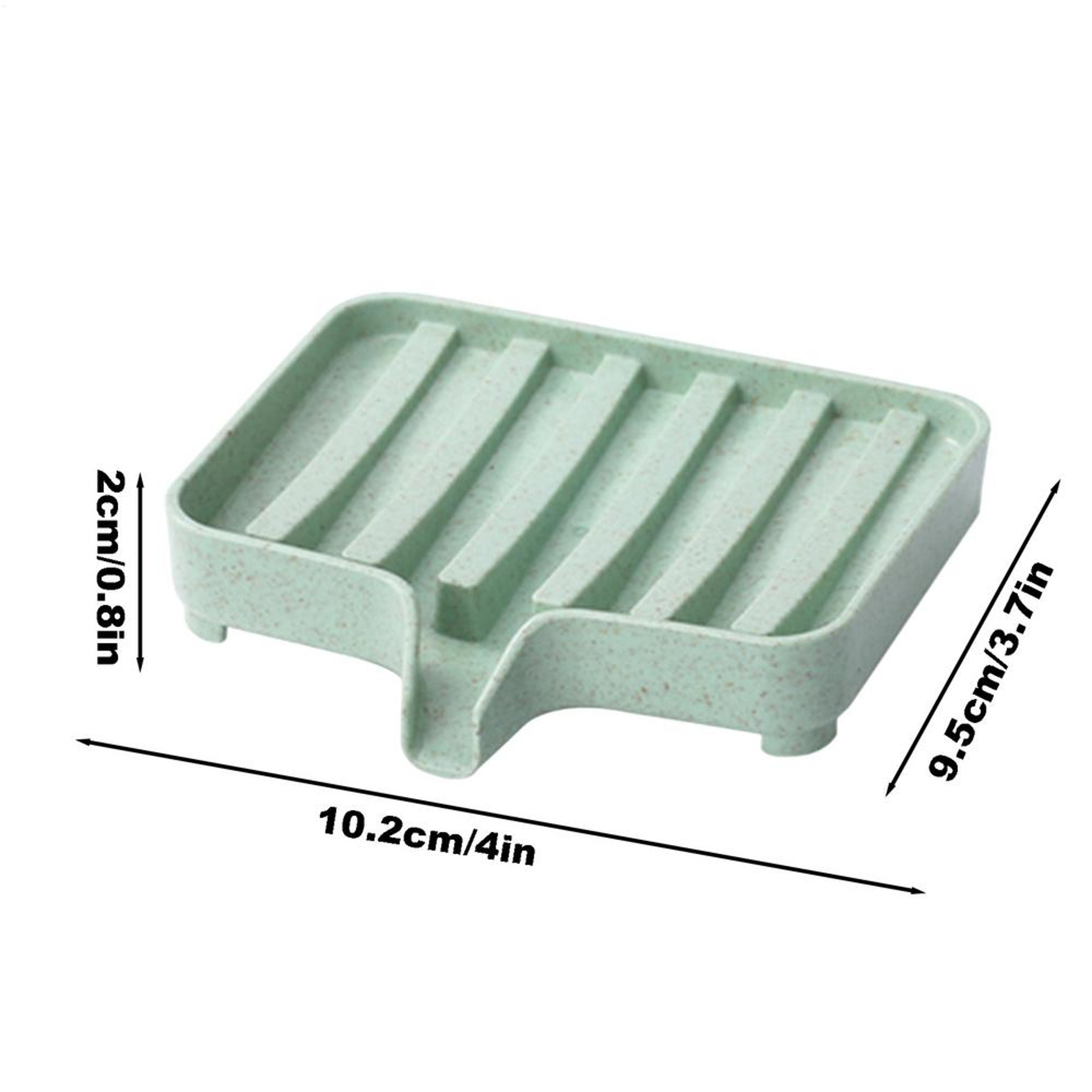 QuickDrain Wall Mount Soap Dish with Self Draining Tray for Bathroom & Kitchen – view 8