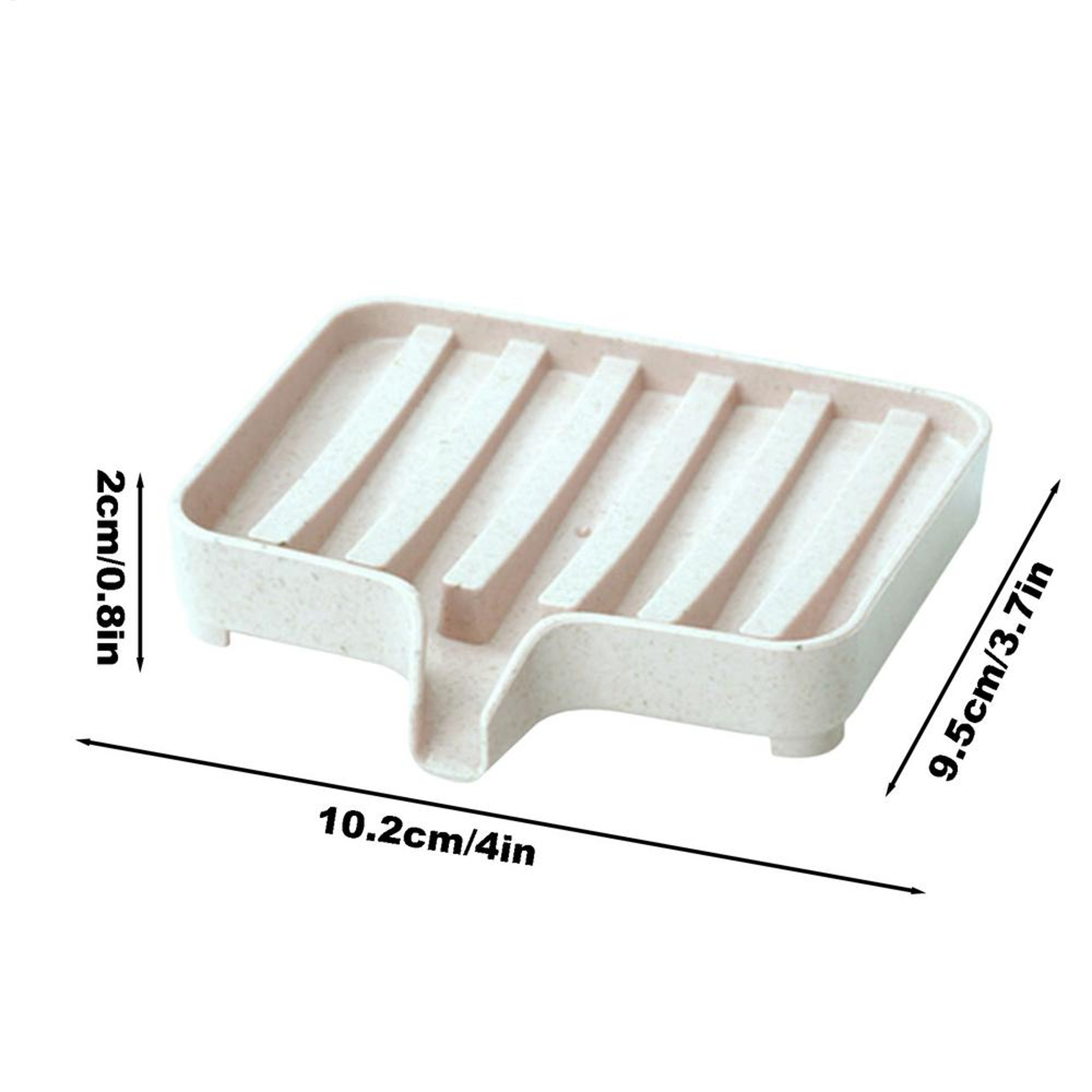 QuickDrain Wall Mount Soap Dish with Self Draining Tray for Bathroom & Kitchen – view 10
