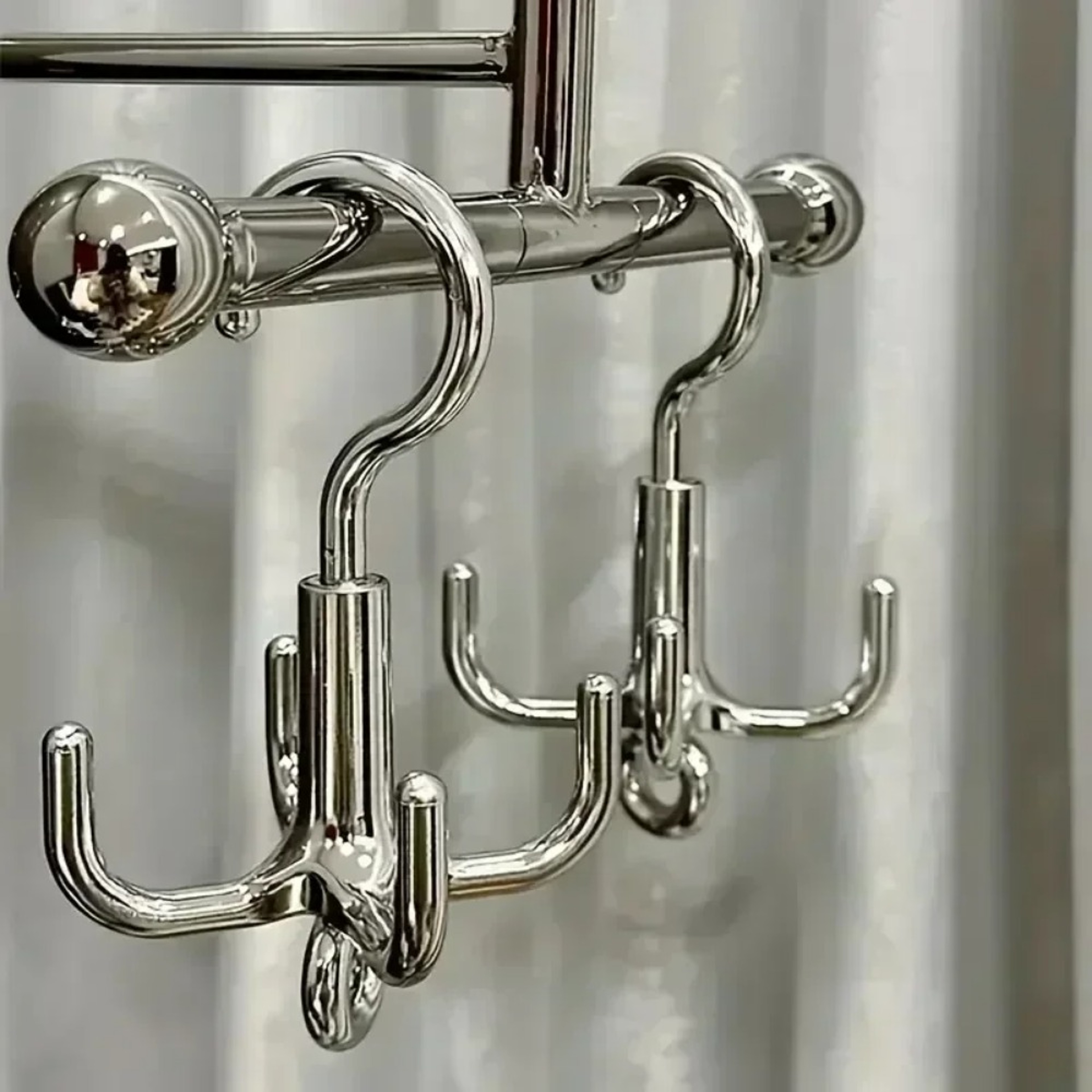 Rotating Clothes Hook Organizer for Belts, Scarves & Bags – view 1