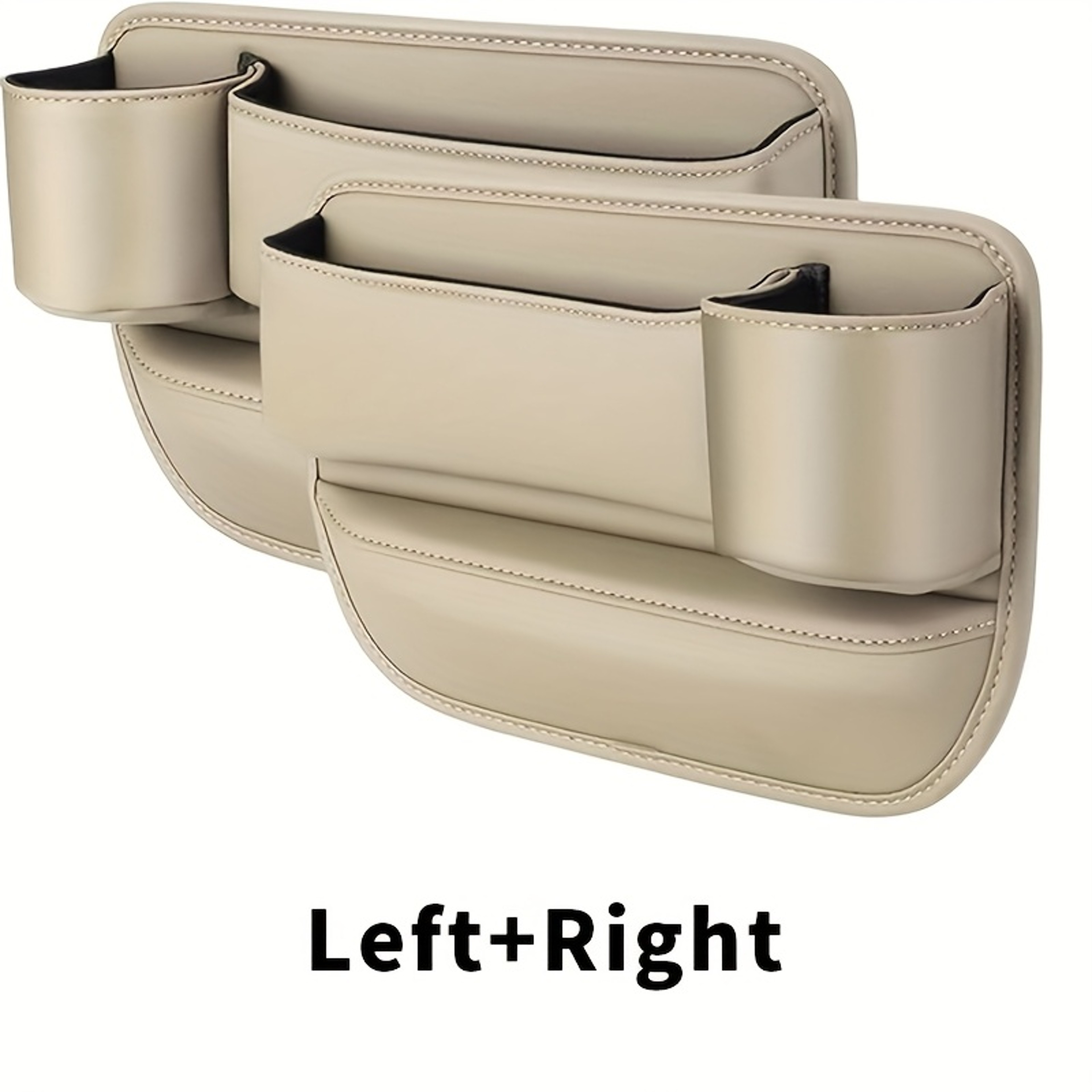 DriveEase Car Seat Gap Organizer and Cushion Set for Leak Free Storage and Safer Driving – view 8