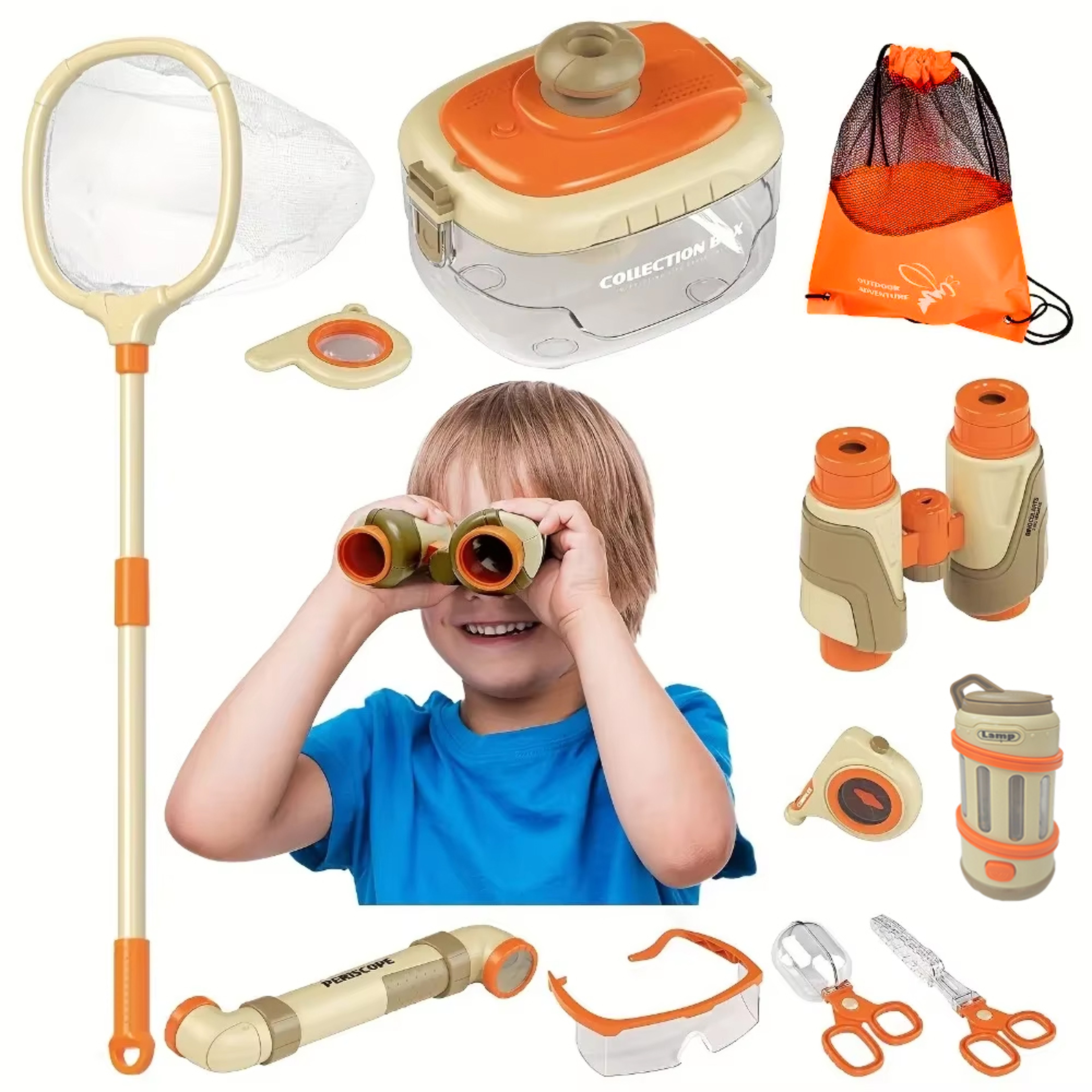 Adventure Scout Kids Explorer Kit with Binoculars & Bug Catcher for Outdoor Discovery – view 1