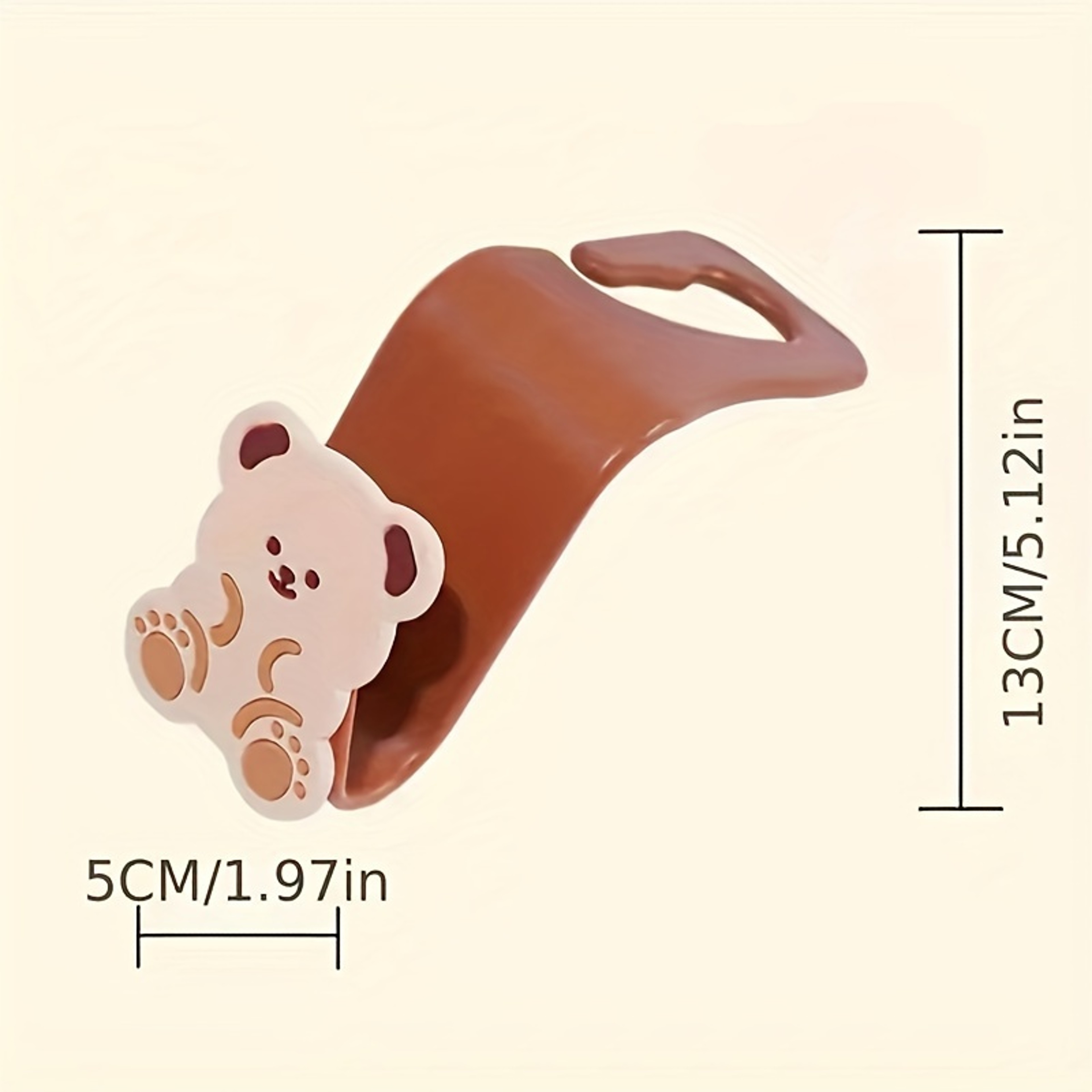 Cute Bear  Bunny Car Headrest Hooks For Bags And Purses Universal Back Seat Organizer 2