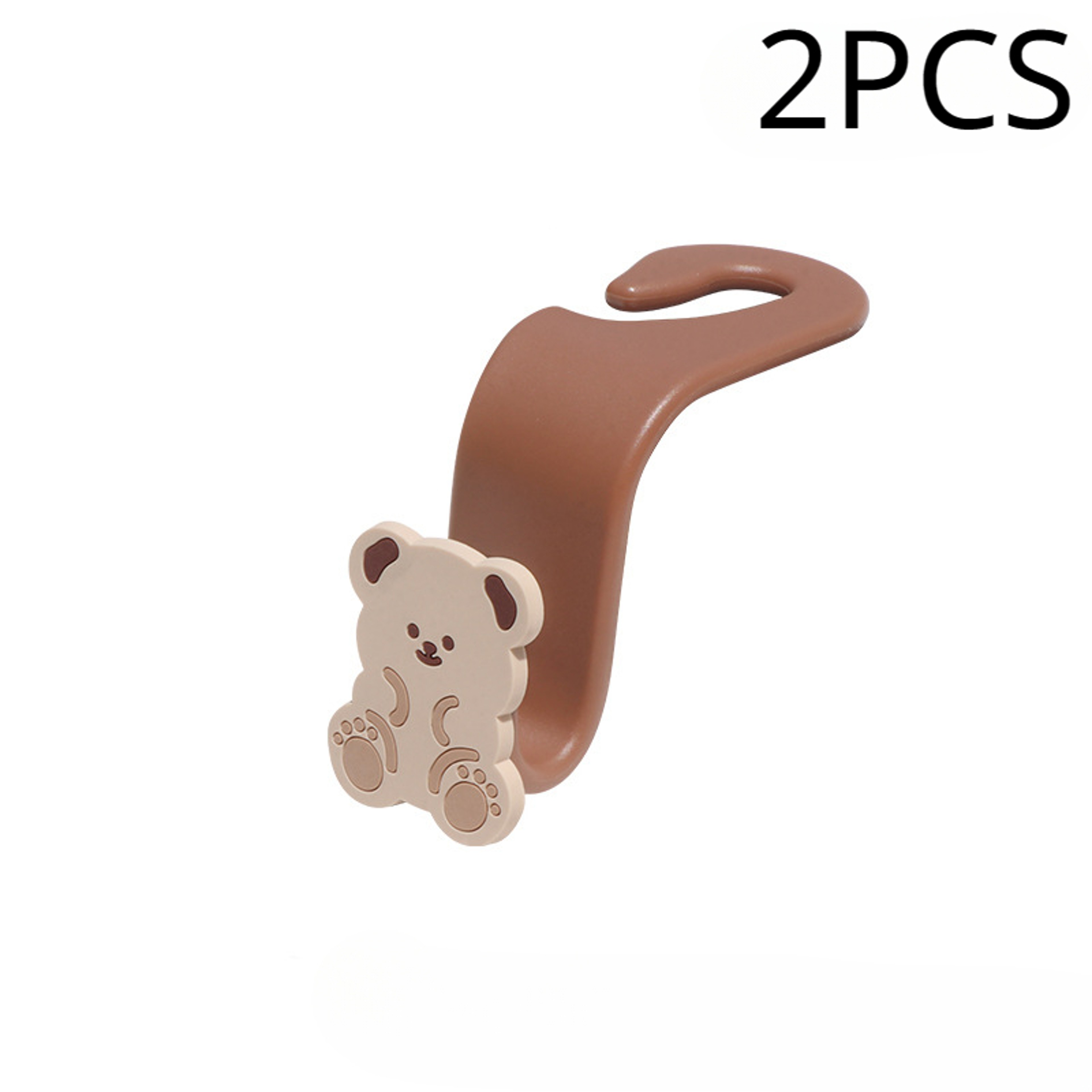 Cute Bear  Bunny Car Headrest Hooks For Bags And Purses Universal Back Seat Organizer 6