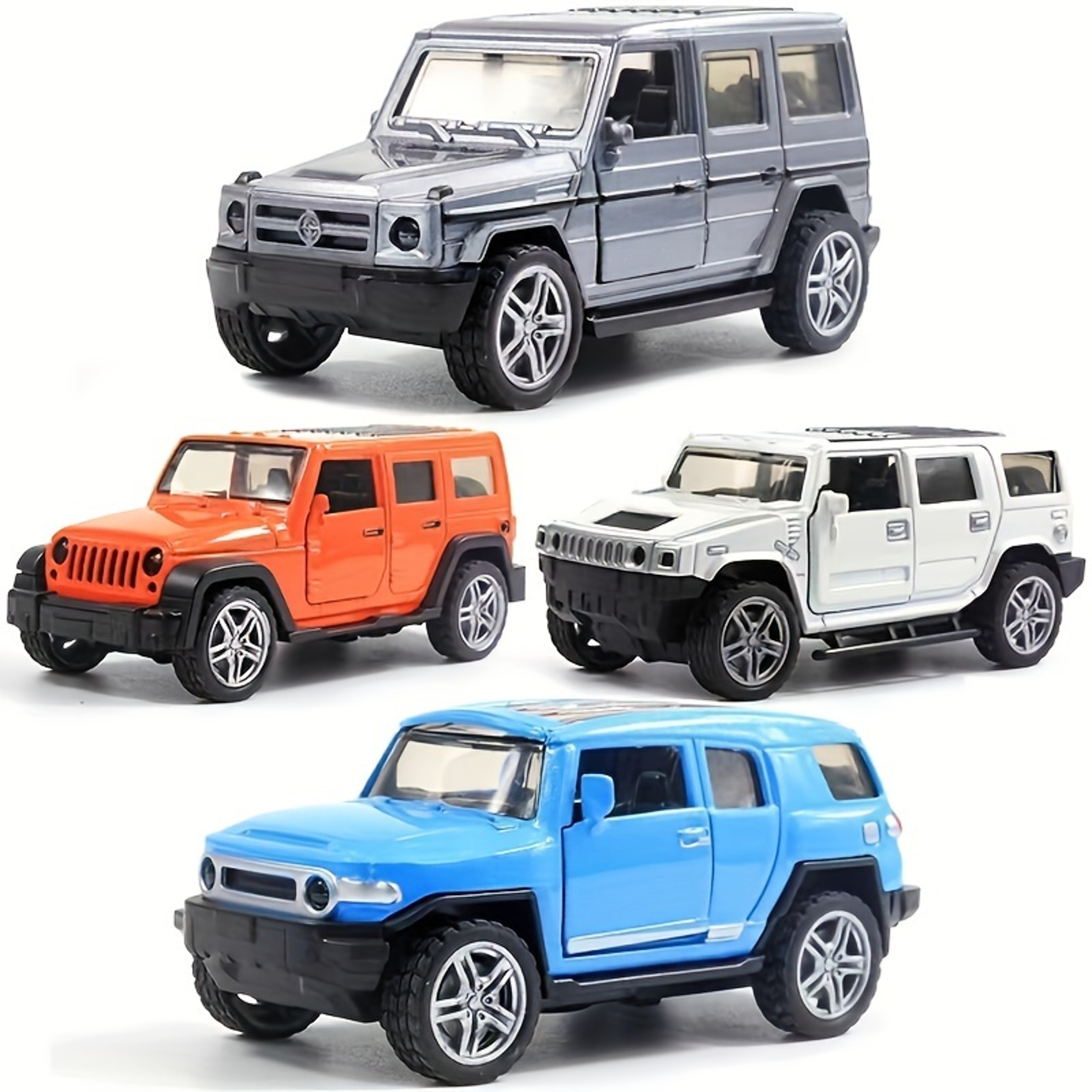 Adventure Force Diecast SUV Toy Car with Pull Back Action & Opening Doors – view 1