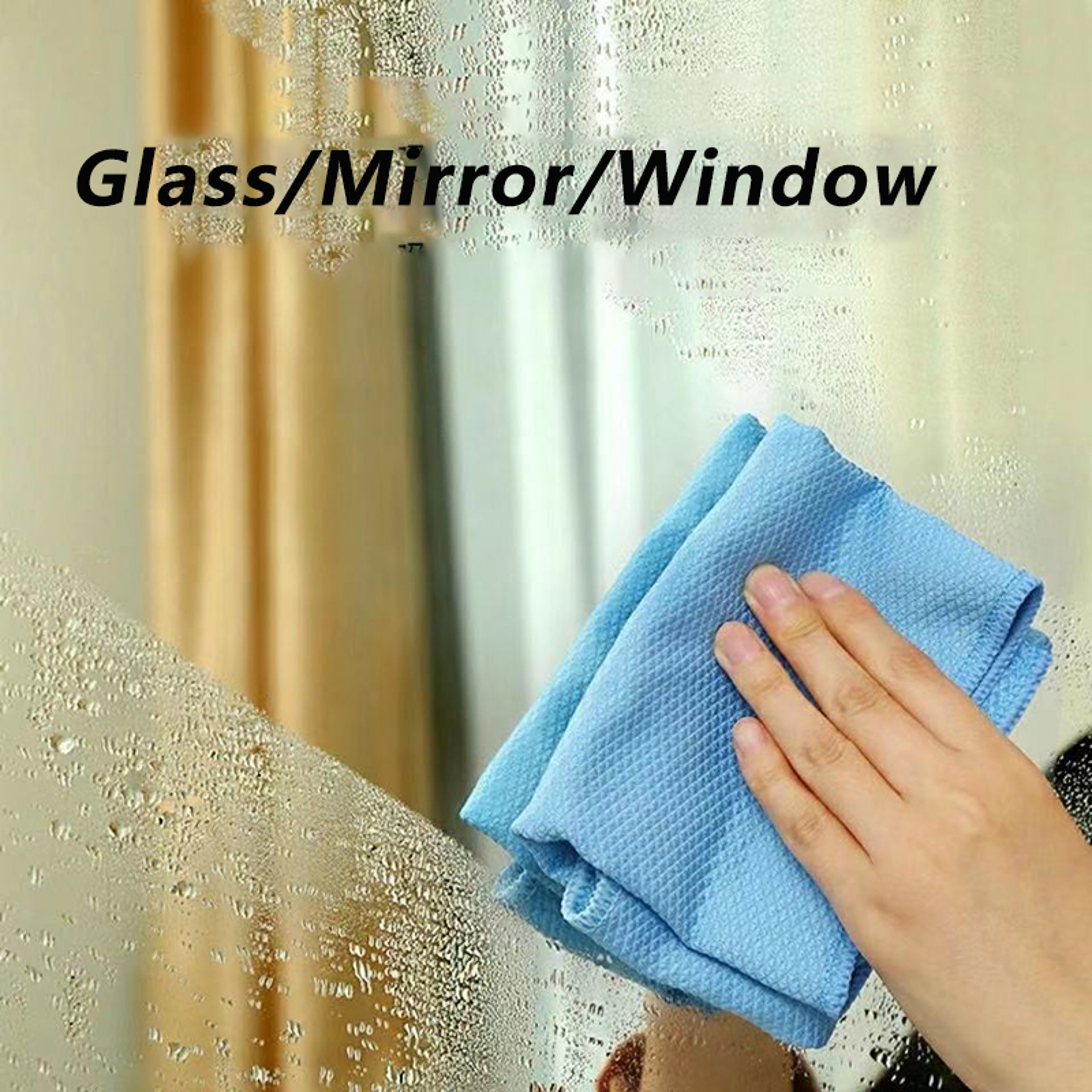 Ultra Absorbent Microfiber Dish Cloth Set For Kitchen  Glass Cleaning 2