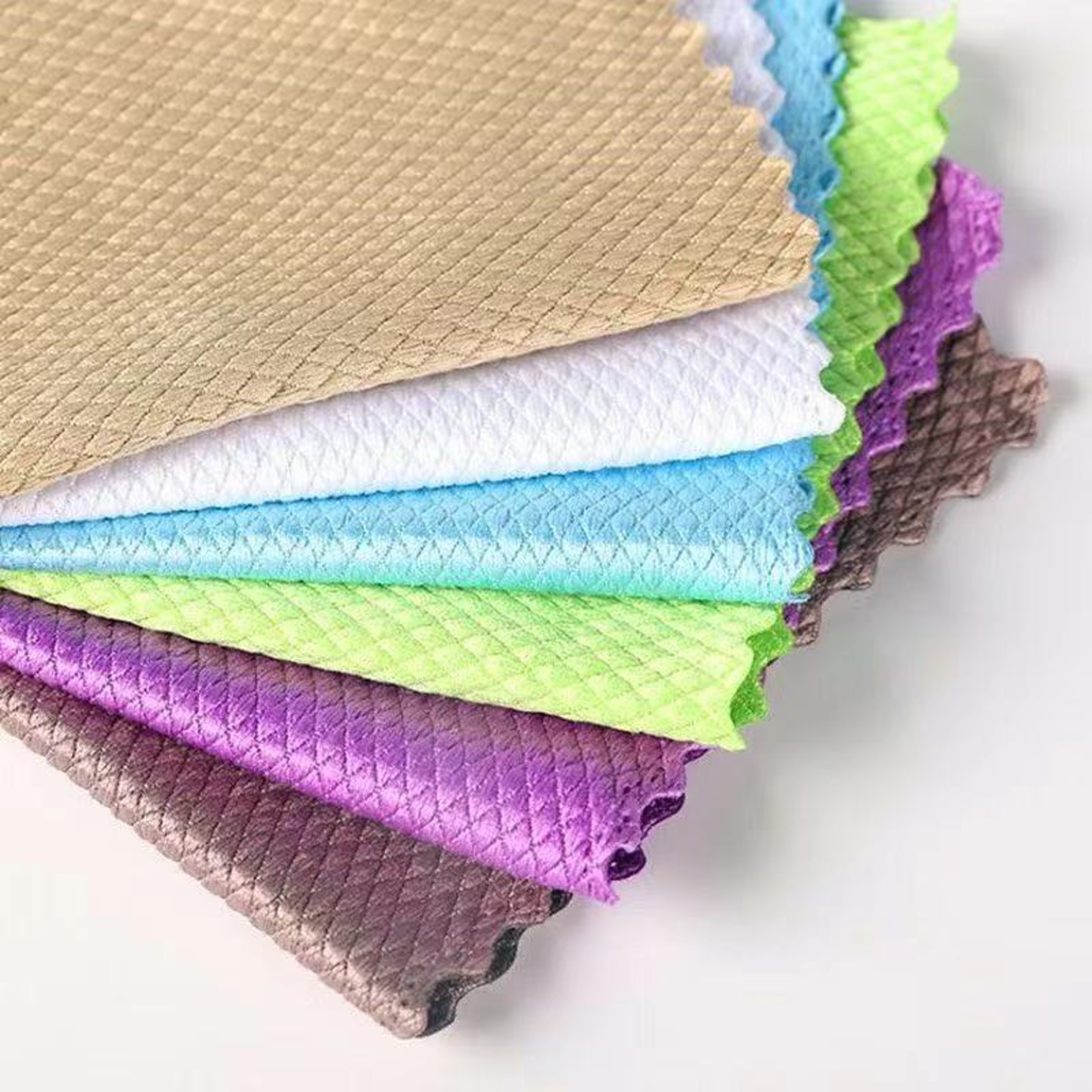 Ultra Absorbent Microfiber Dish Cloth Set For Kitchen  Glass Cleaning 4