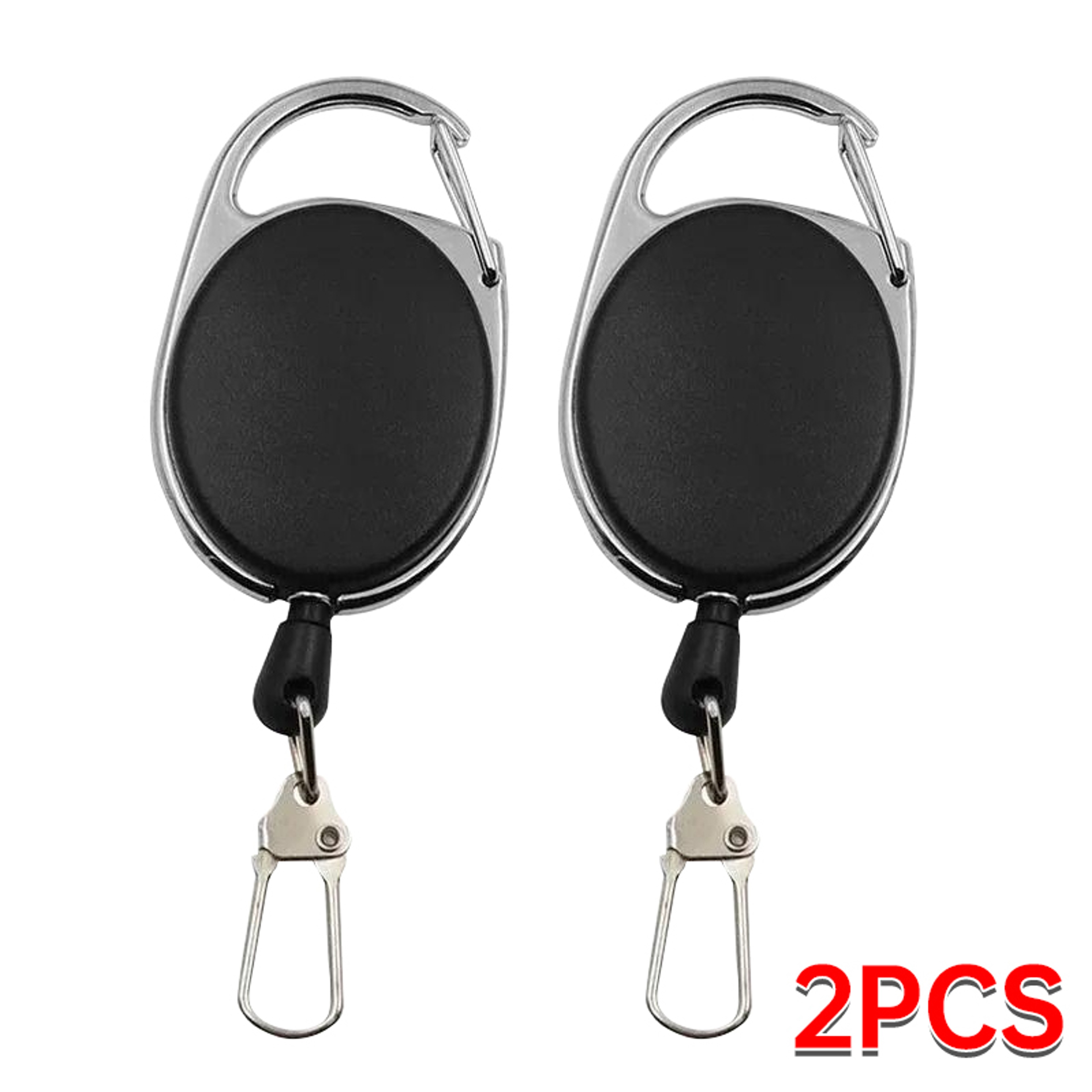 SecureClip Retractable Badge Holder  Keychain Reel For ID Cards Keys Backpacks And Outdoor Gear 6