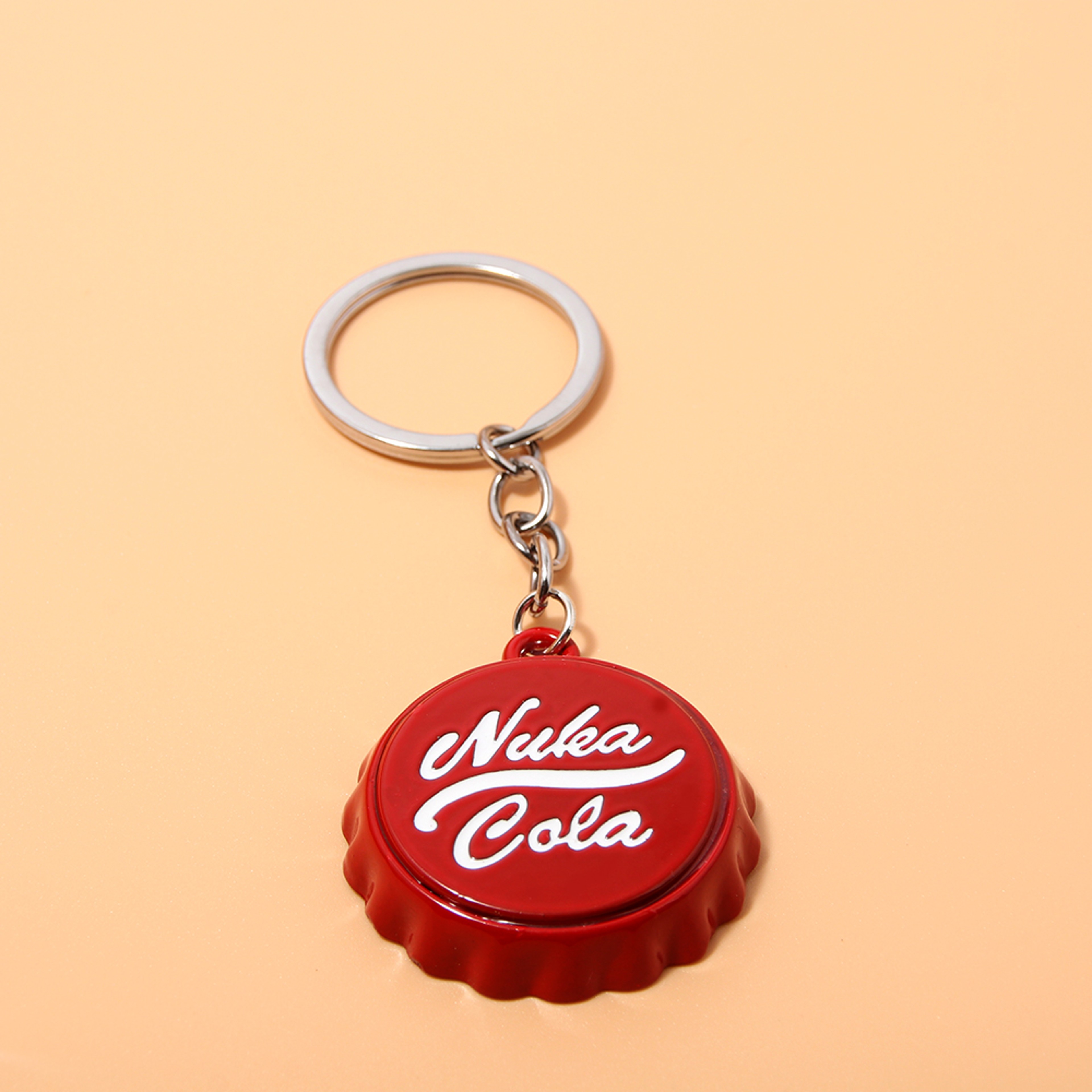Vintage Soda Cap Bottle Opener Keychain for Bags, Backpacks & Everyday Carry – view 3