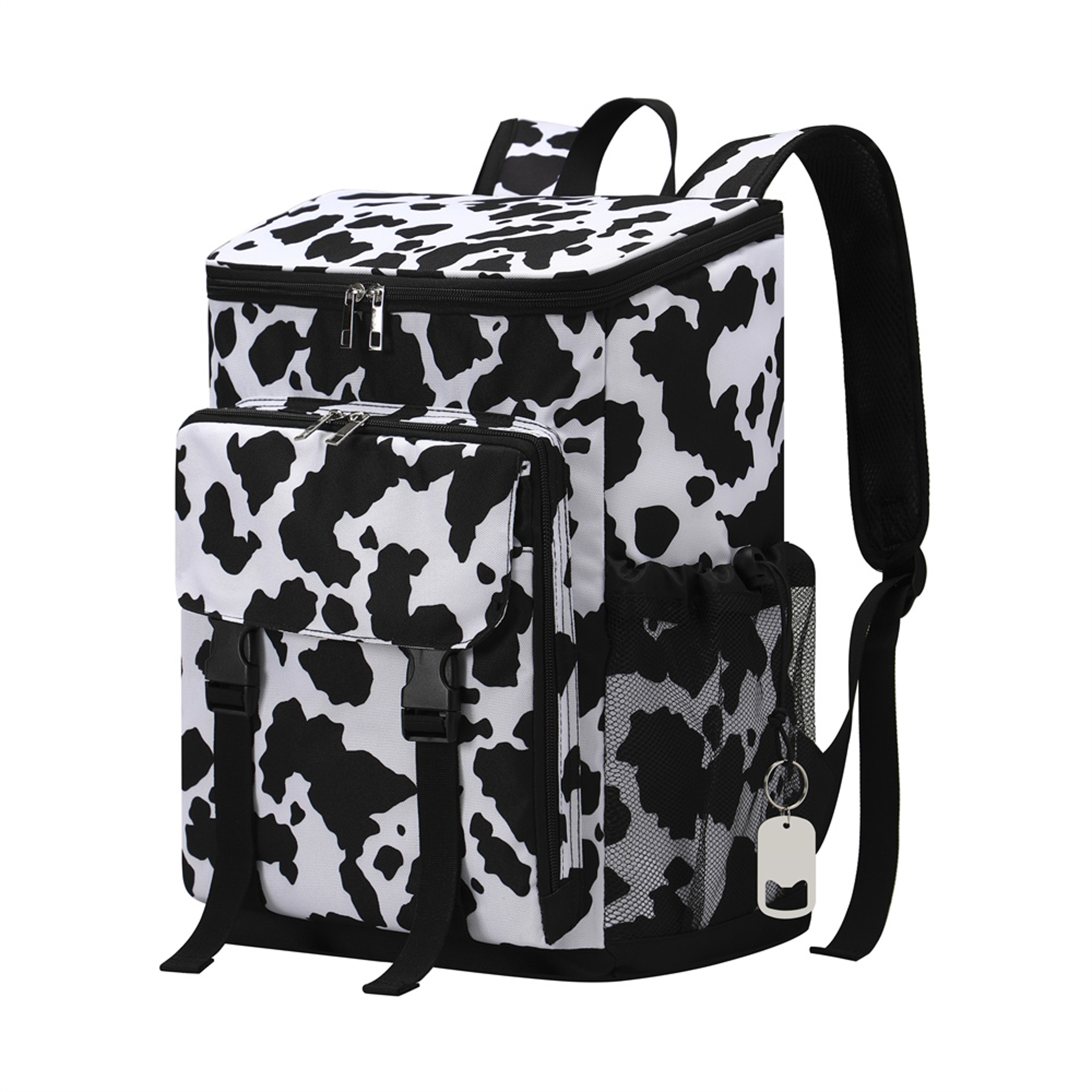 Leopard Print Insulated Cooler Backpack For Beach Hiking  Picnic Trips 5