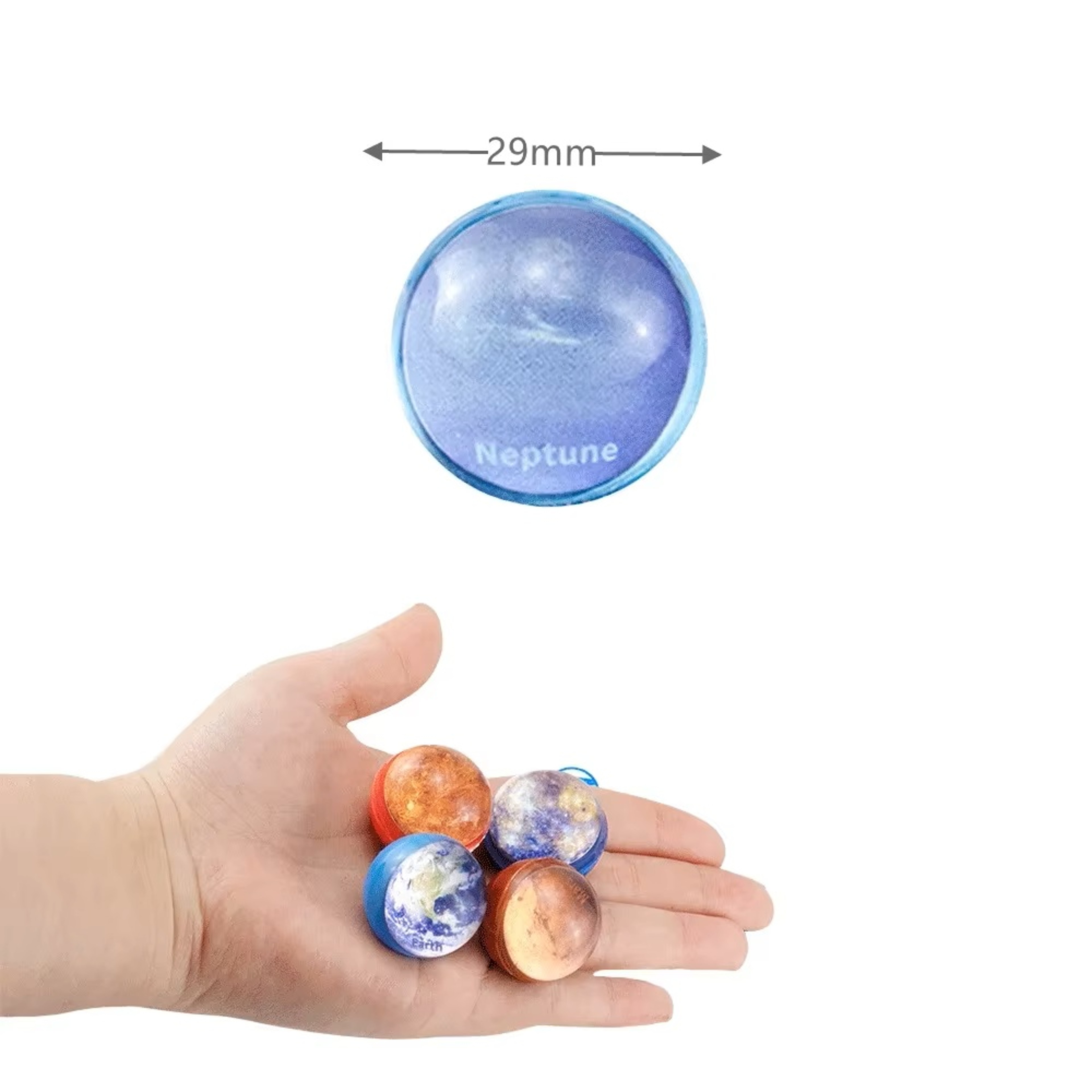 Galaxy Bounce Balls Set for Kids Bouncy Balls Indoor & Outdoor Party Toy Pack – view 4