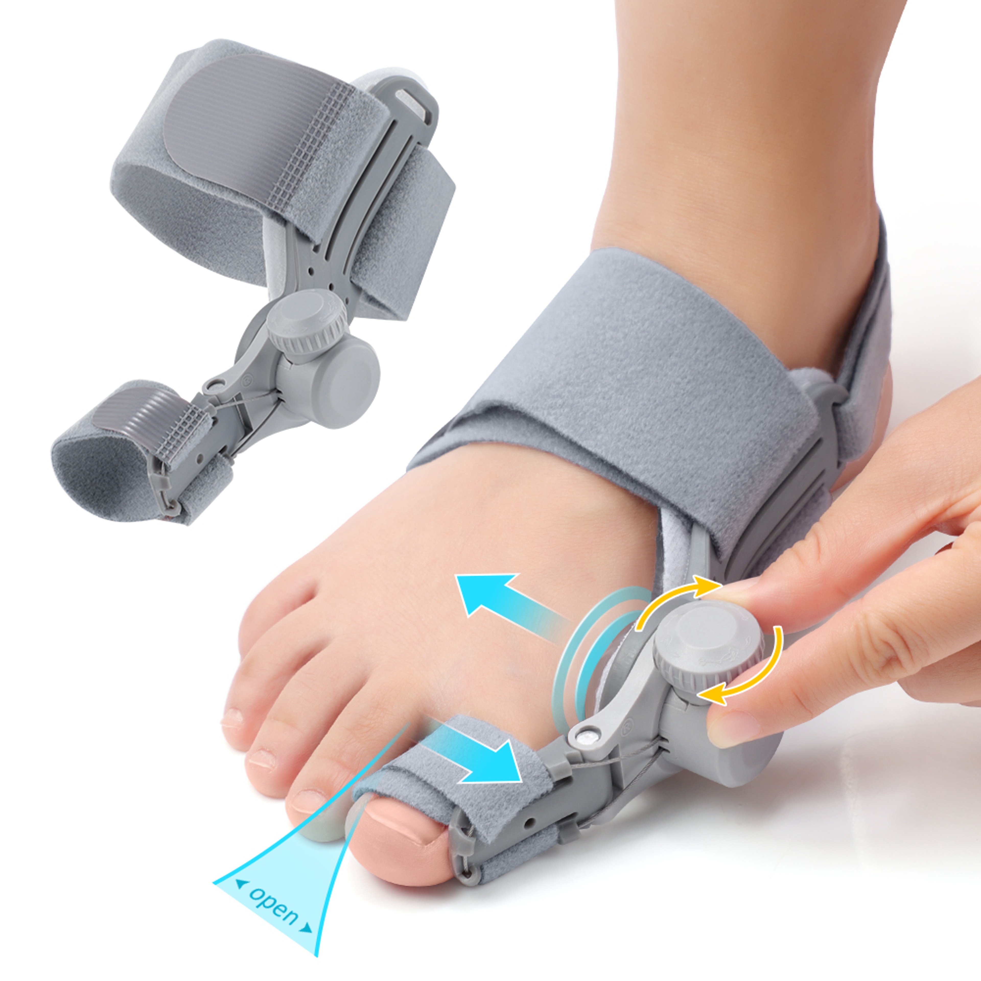 FlexAlign Bunion Corrector Brace For Big Toe Support And Hallux Valgus Relief 0
