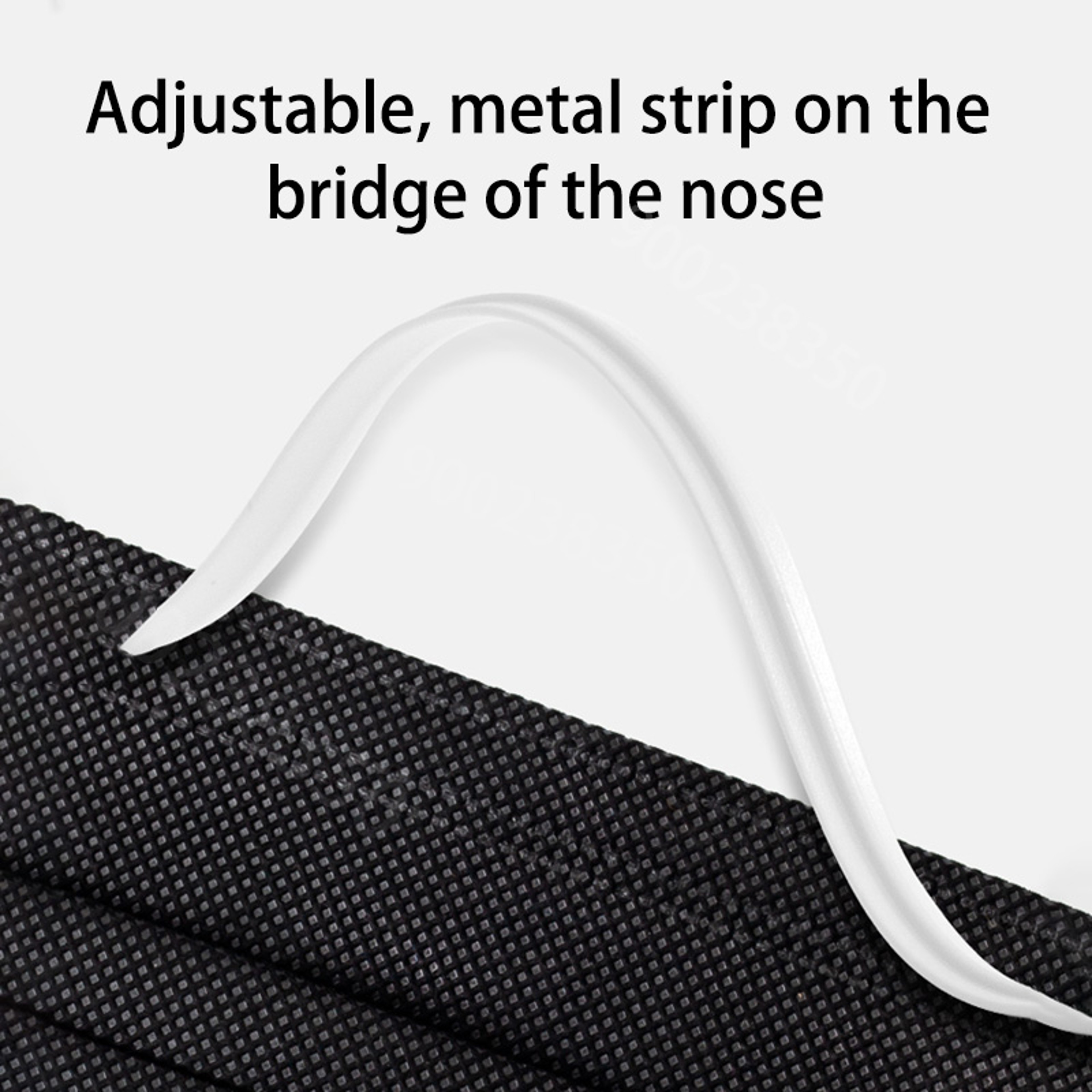 Individually Wrapped Black Disposable Face Masks Layer Breathable Protection Pack 4