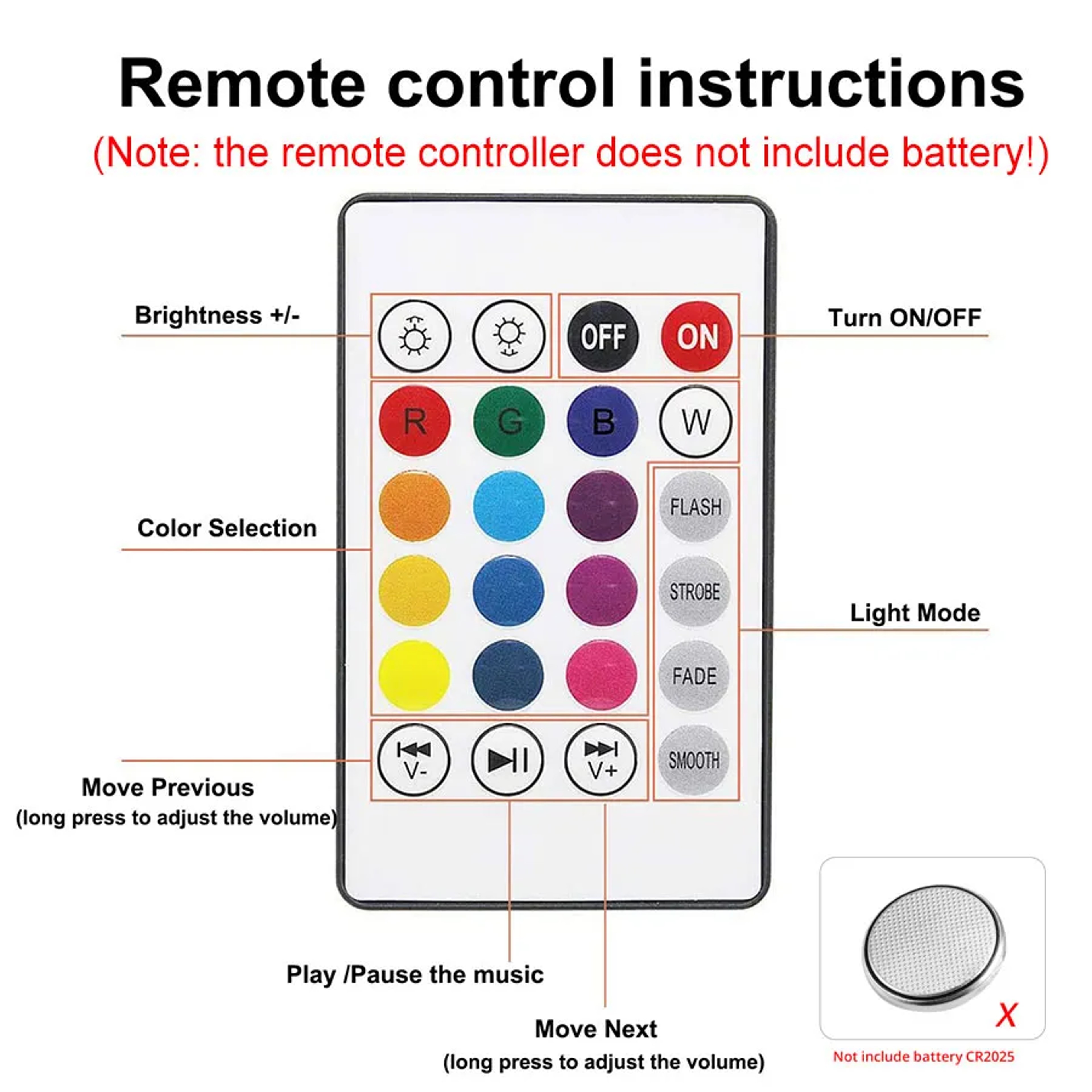 Bluetooth Speaker Light Bulb with RGB Color Changing LED and Remote Control – view 5