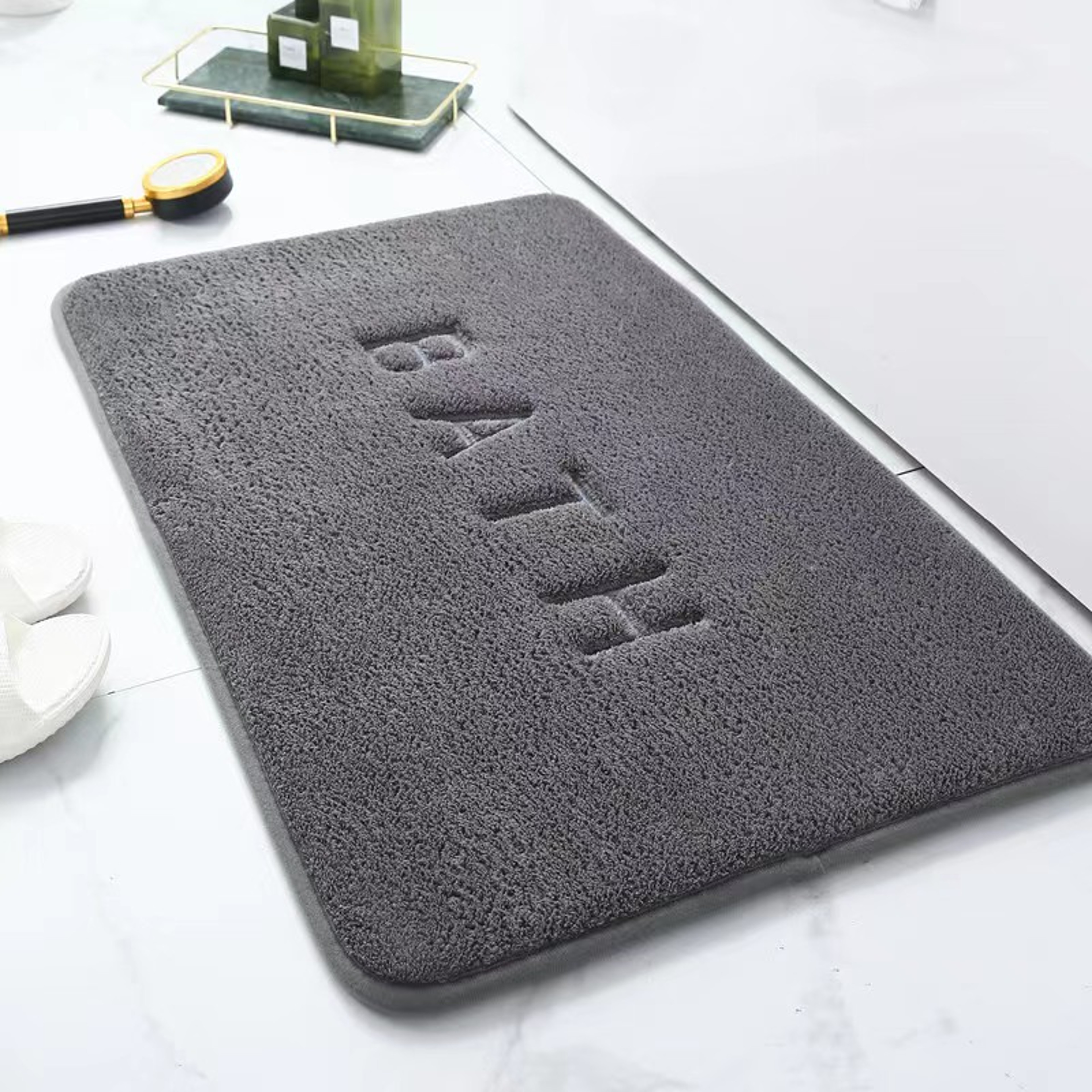 CloudSoft Memory Foam Bath Mat Super Absorbent Bath Mat With Non Slip Backing For Bathroom  Kitchen 8