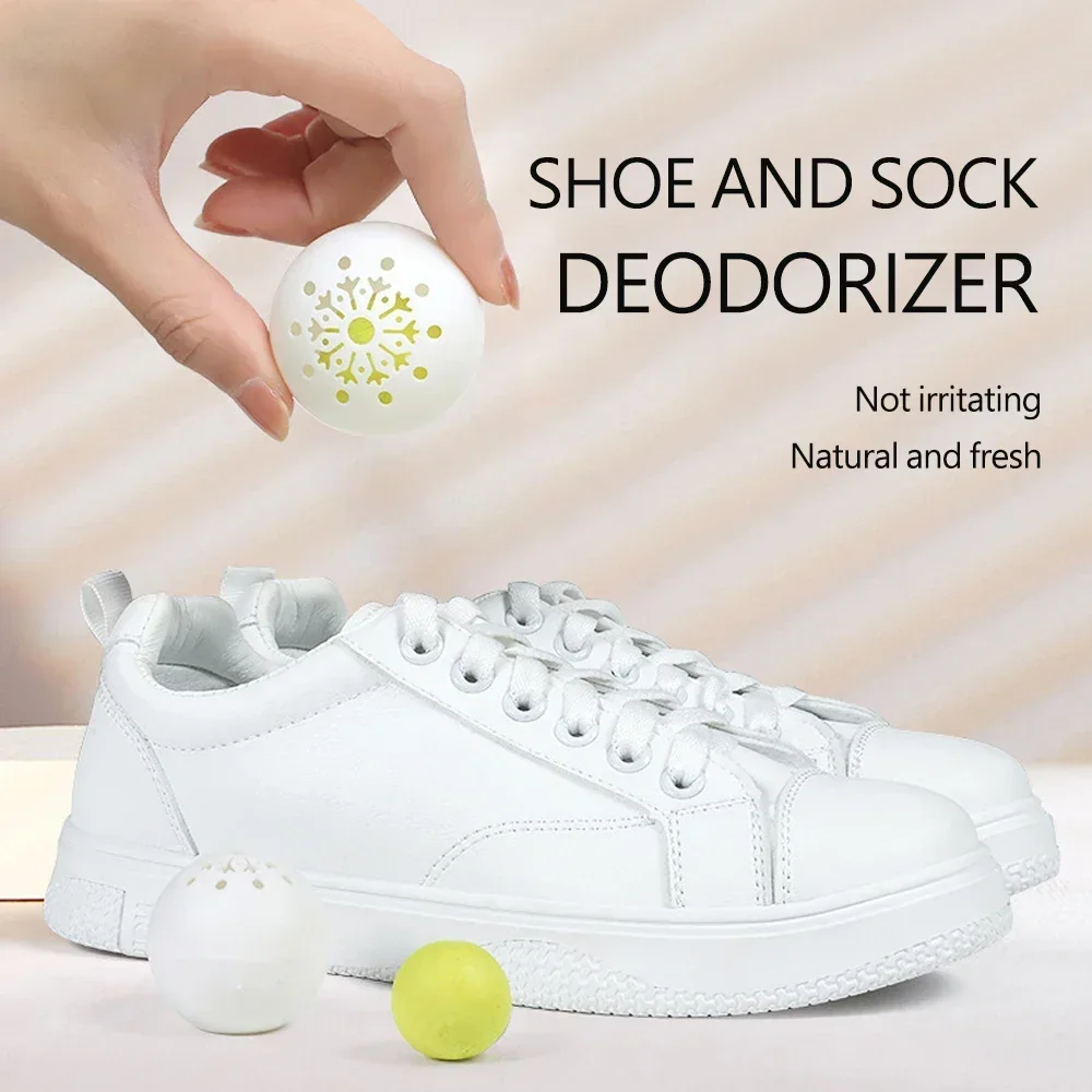 FreshStep Sneaker Deodorizer Balls For Shoes Gym Bags  Closets Long Lasting Odor Eliminator 0