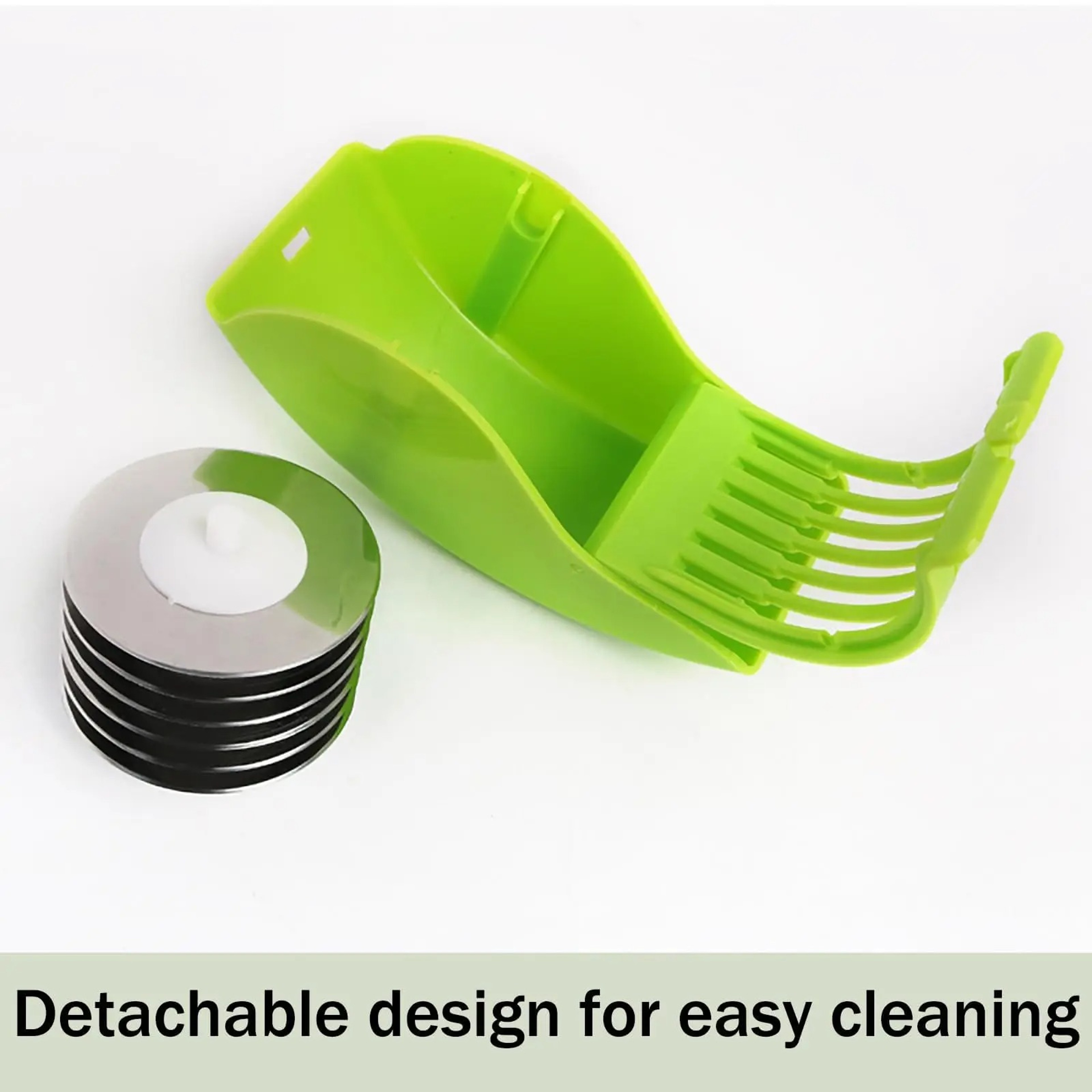 Blade Herb Cutter Roller Manual Vegetable Chopper For Fast Kitchen Prep 3