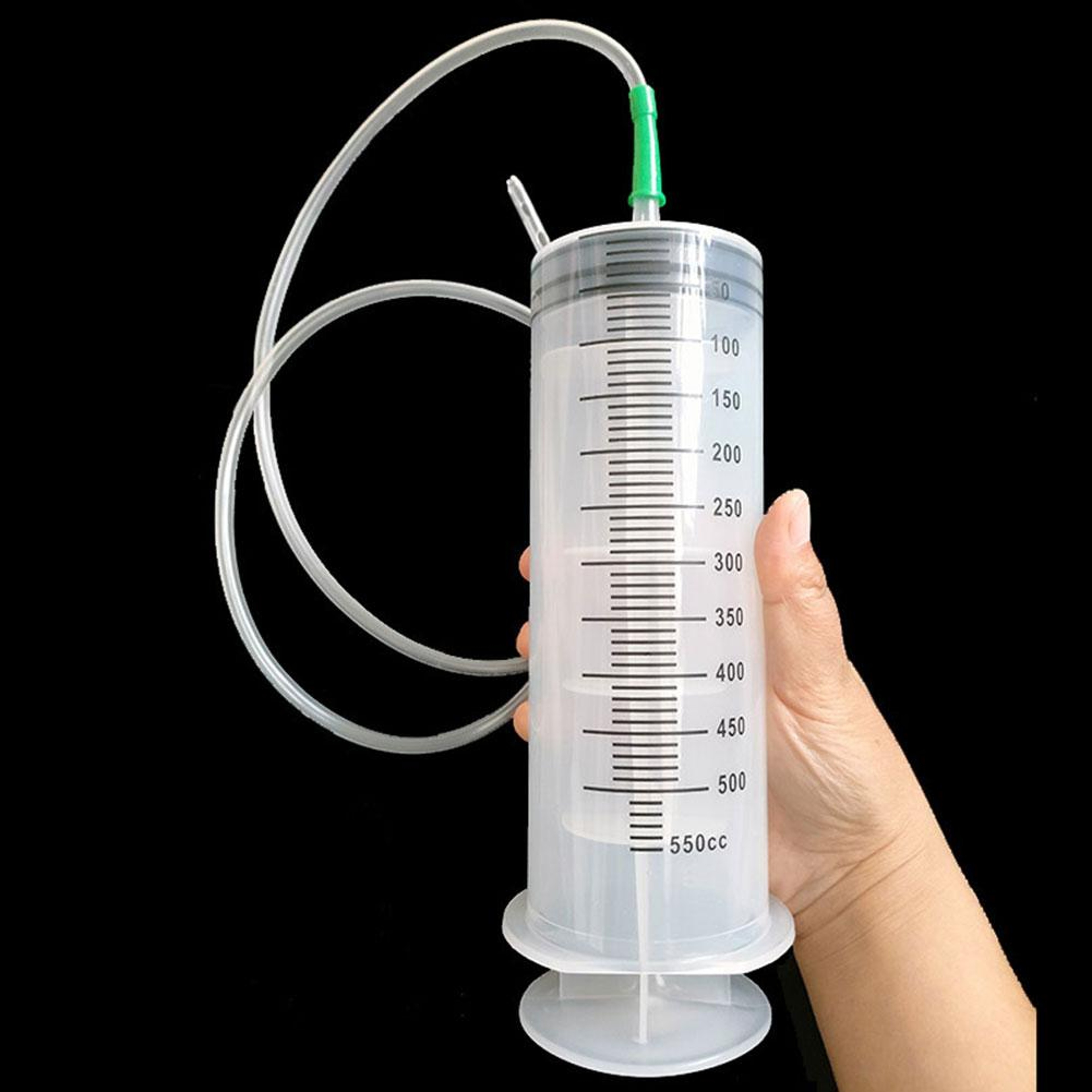 Large Capacity Syringe Pump With Hose For Pet Feeding Hydroponics  Fluid Transfer 0