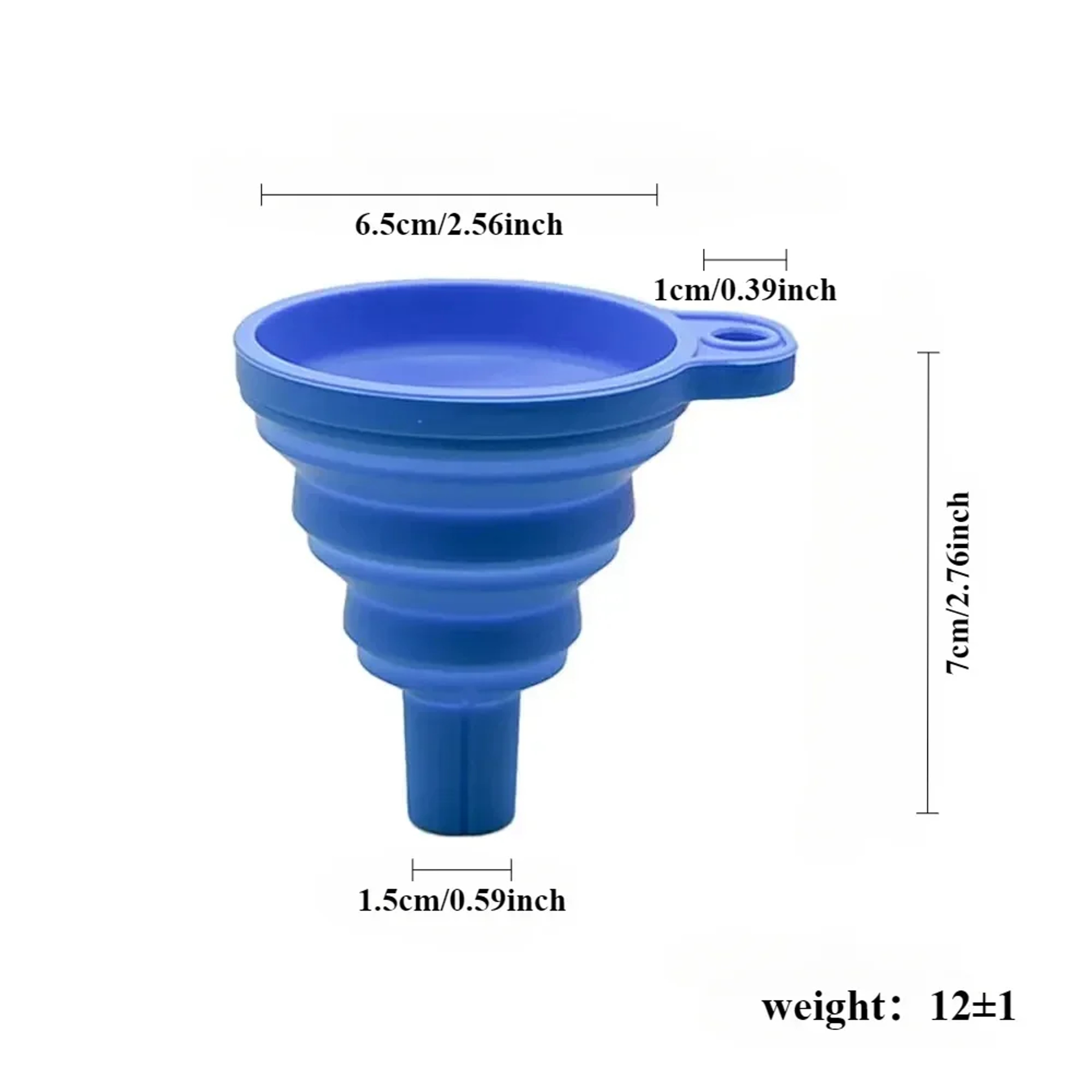 Universal Foldable Silicone Car Funnel For Engine Oil Coolant  Washer Fluid Transfer 1