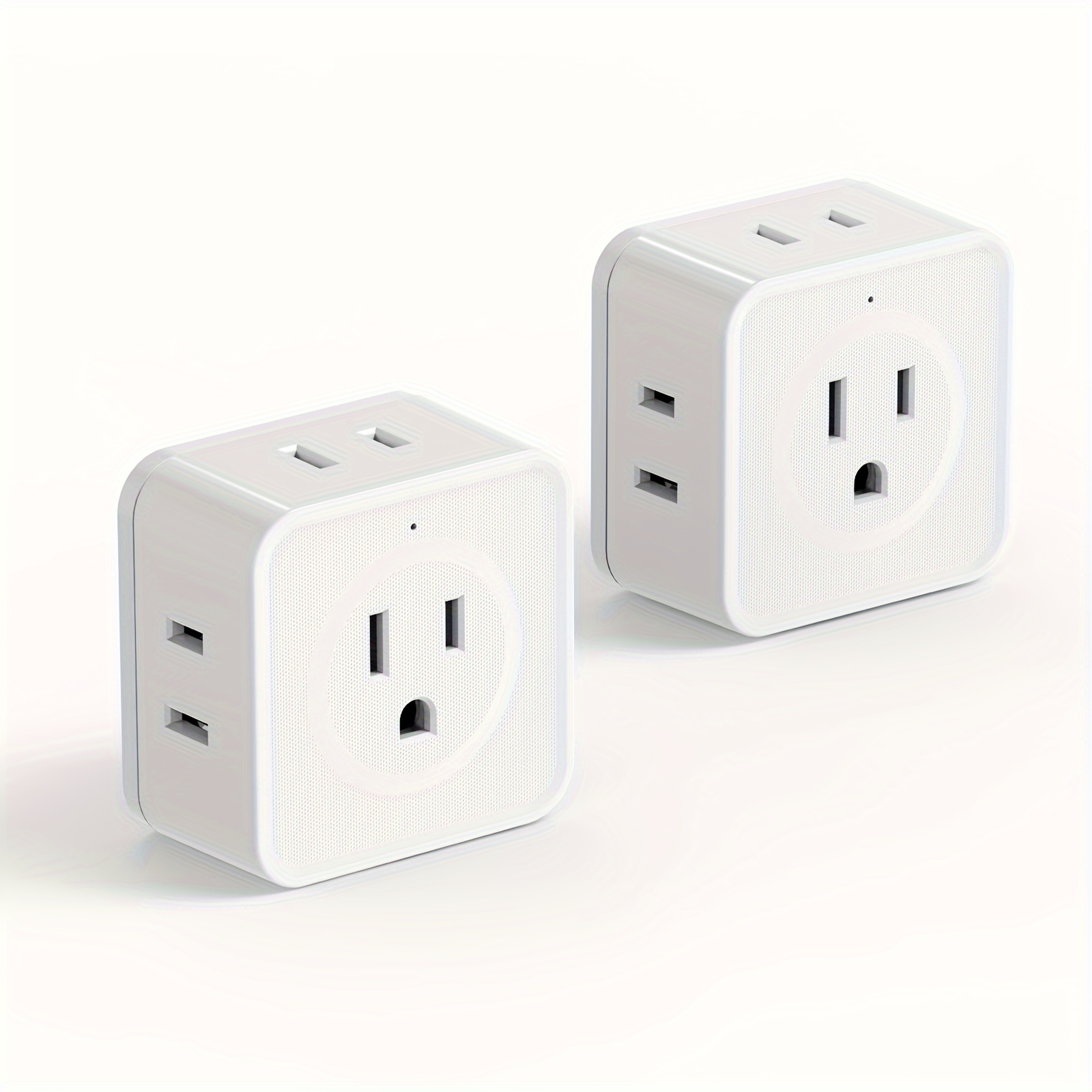 Way Outlet Extender Plug For Travel Dorm  Home Space Saving Power Splitter 7