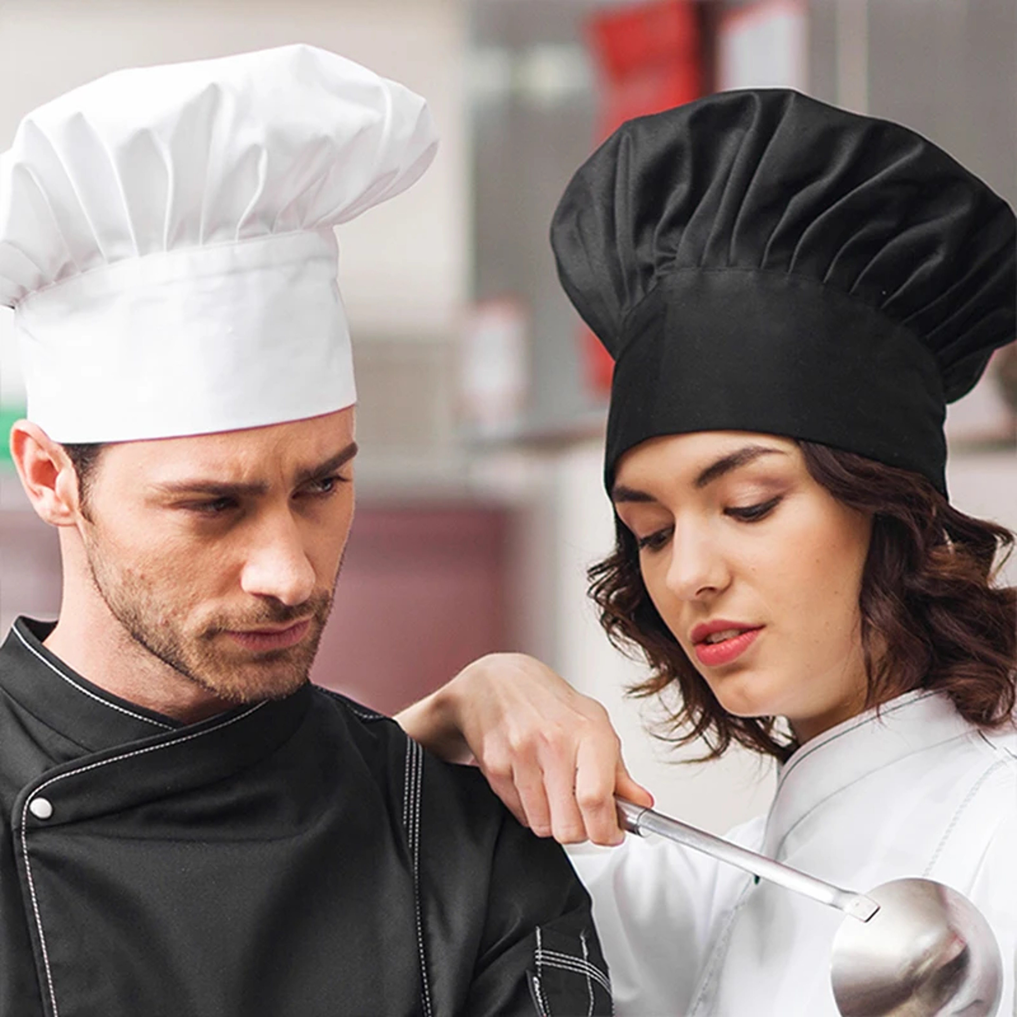 Premium White Chef Hat For Kitchen Staff Bakers  Restaurant Professionals 0