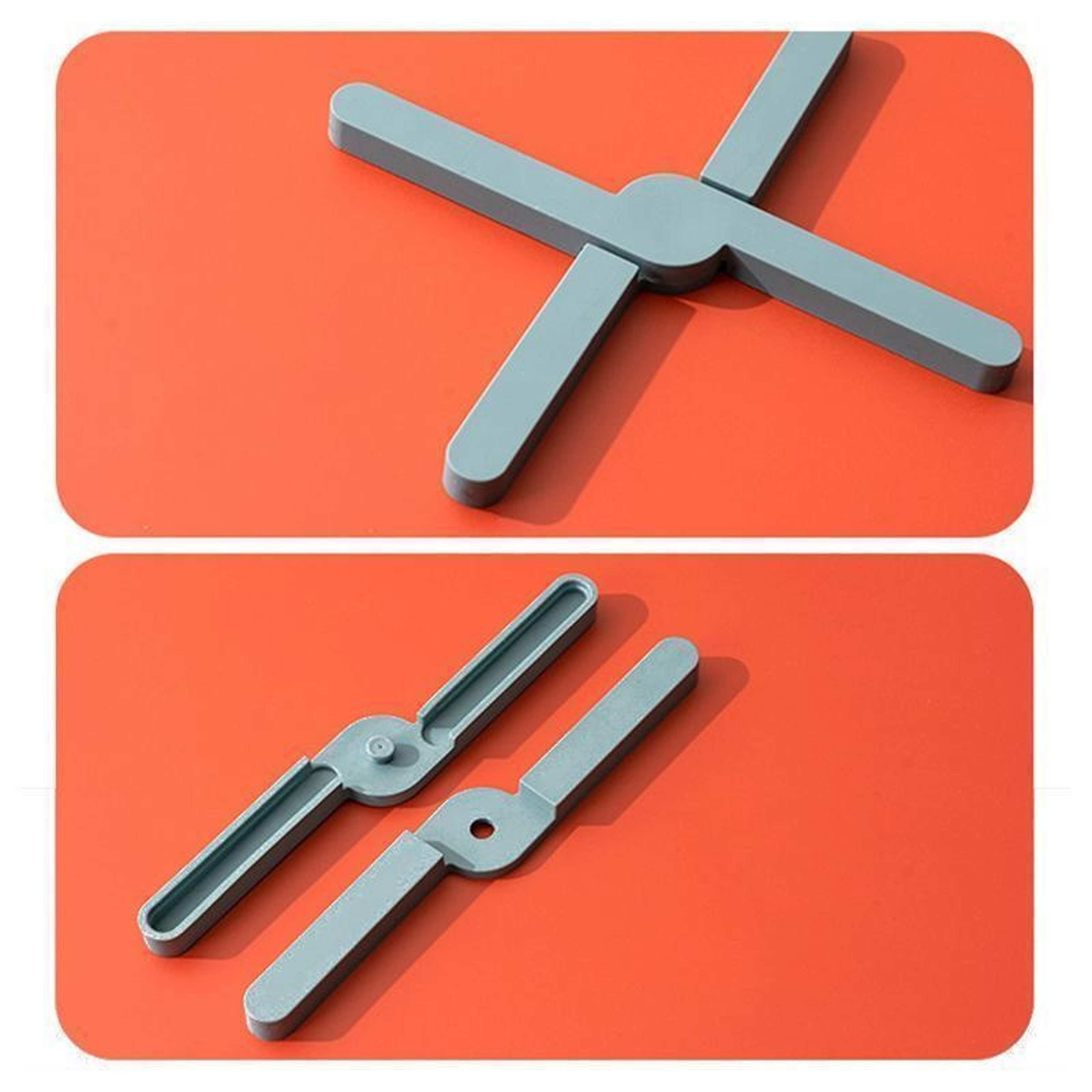 Foldable Heat Resistant Trivet Mat for Pots and Pans Non Slip Kitchen Table Protector – view 4