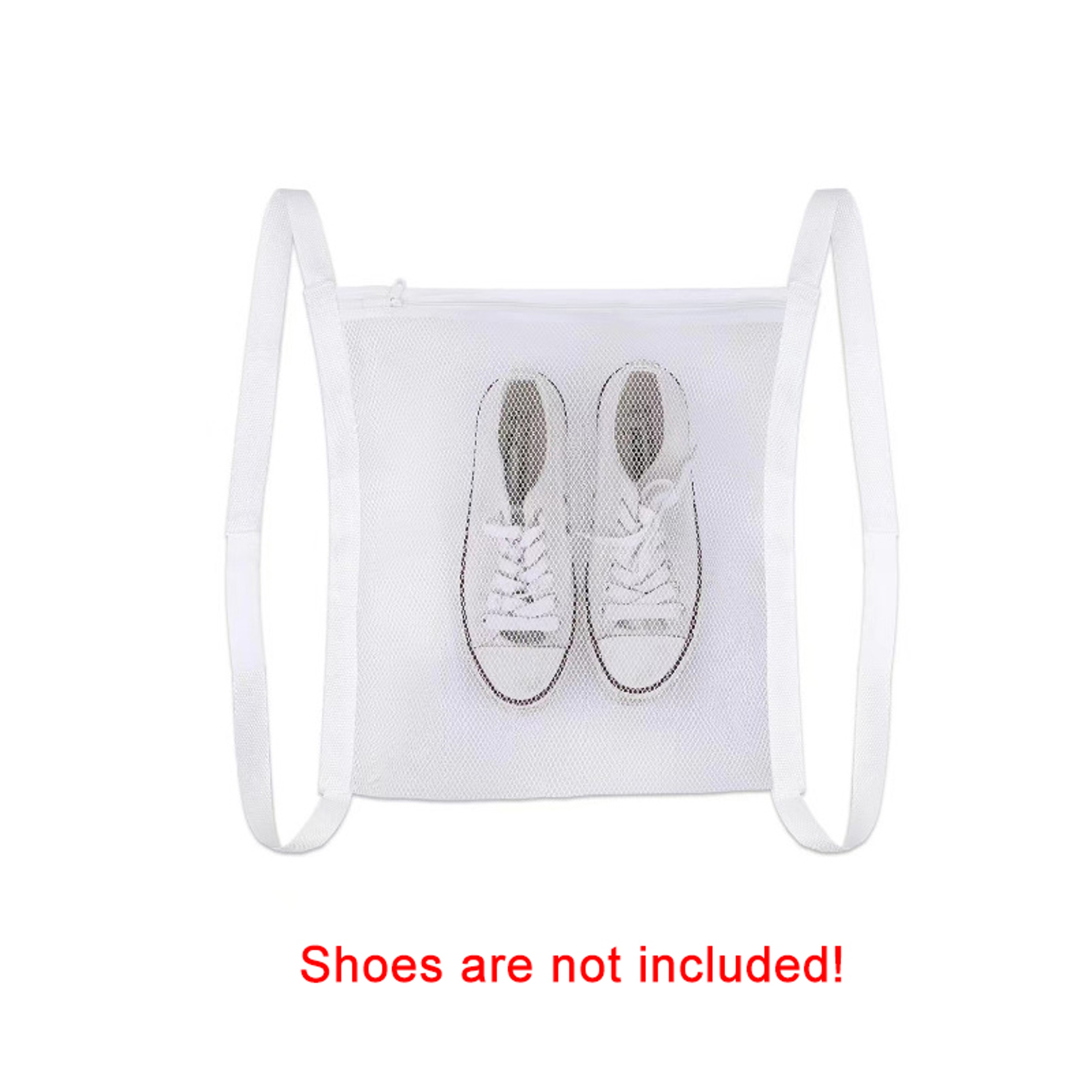 SneakerSafe Shoe Dryer Bag with Elastic Straps for Laundry and Fast Airflow Drying – view 7