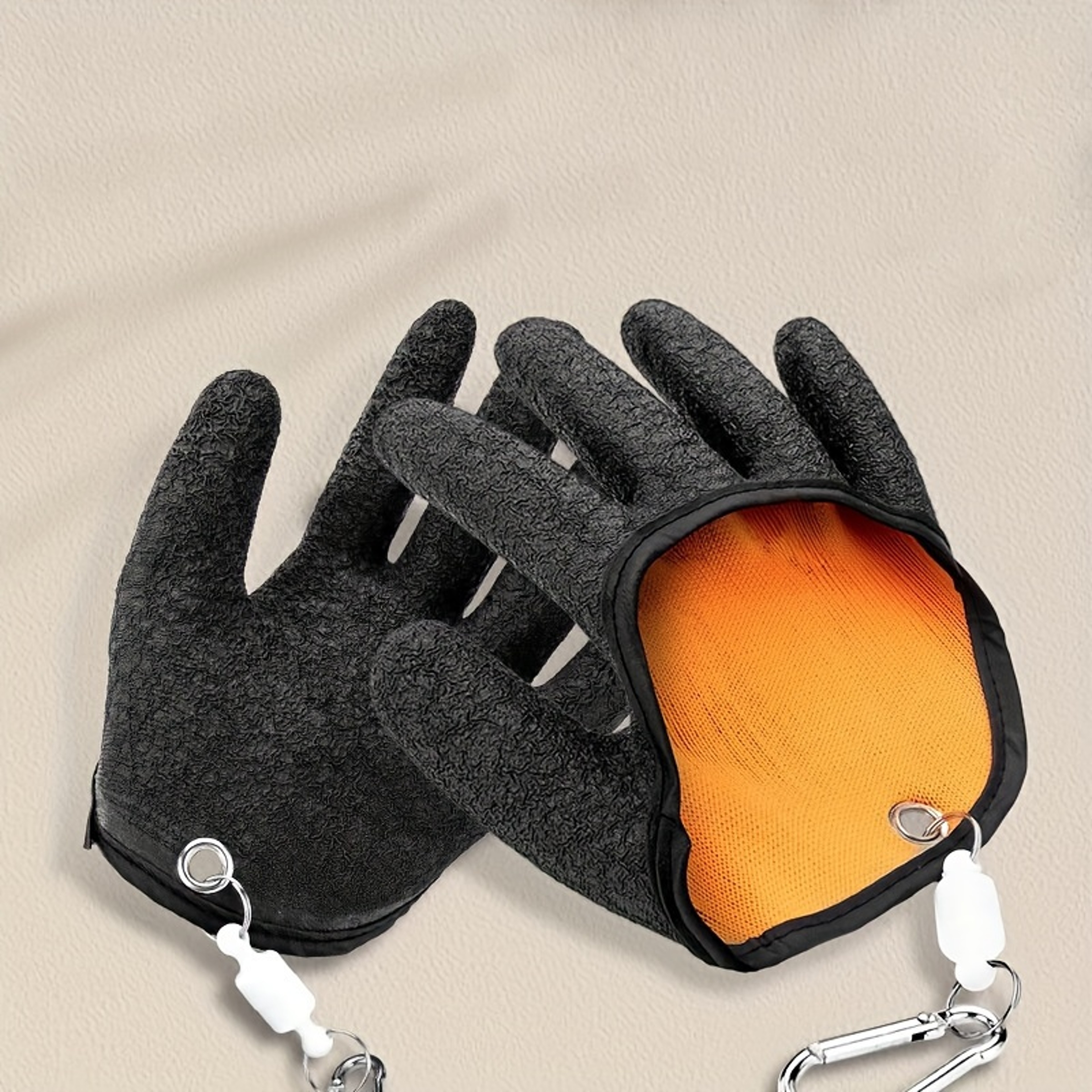 Magnetic Fish Grip Gloves Waterproof Anti Slip Fishing Gloves for Safe Catch Handling – view 1
