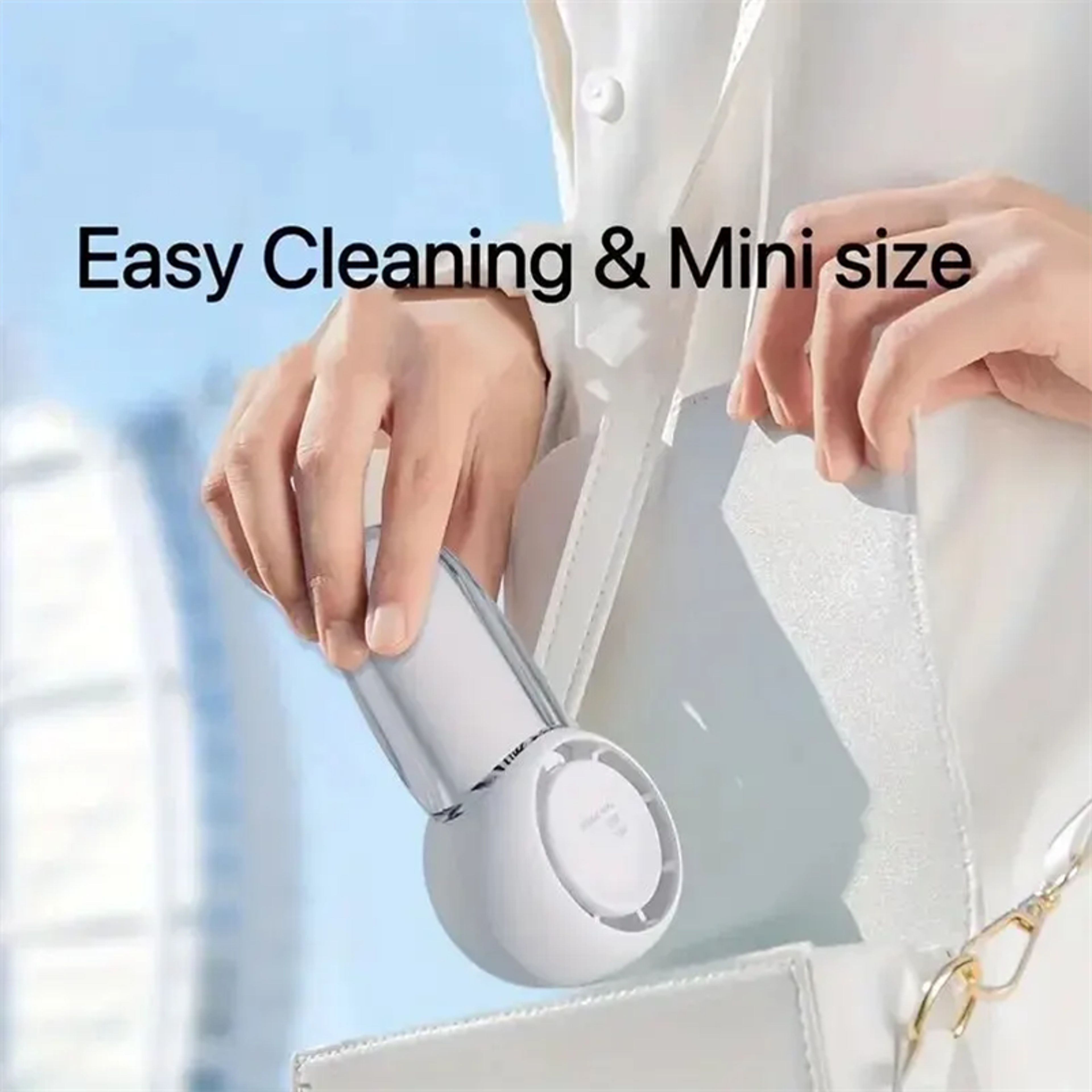 Portable Handheld Mini Fan With Neck Strap For Kids  Travel Cooling 2