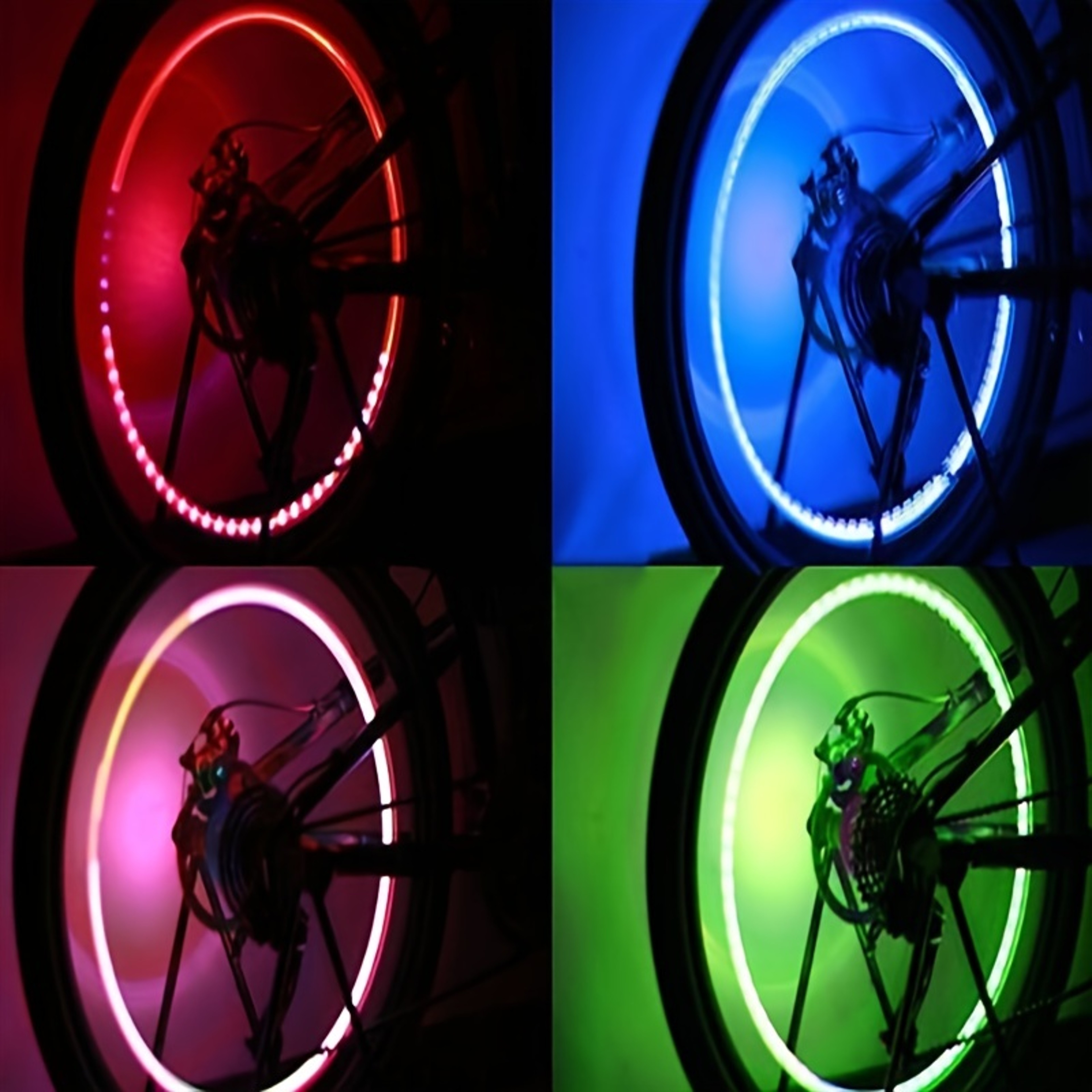 Motion Activated LED Tire Valve Lights for Bicycle, Motorcycle & Car Wheels Bright Night Safety & Style – view 4