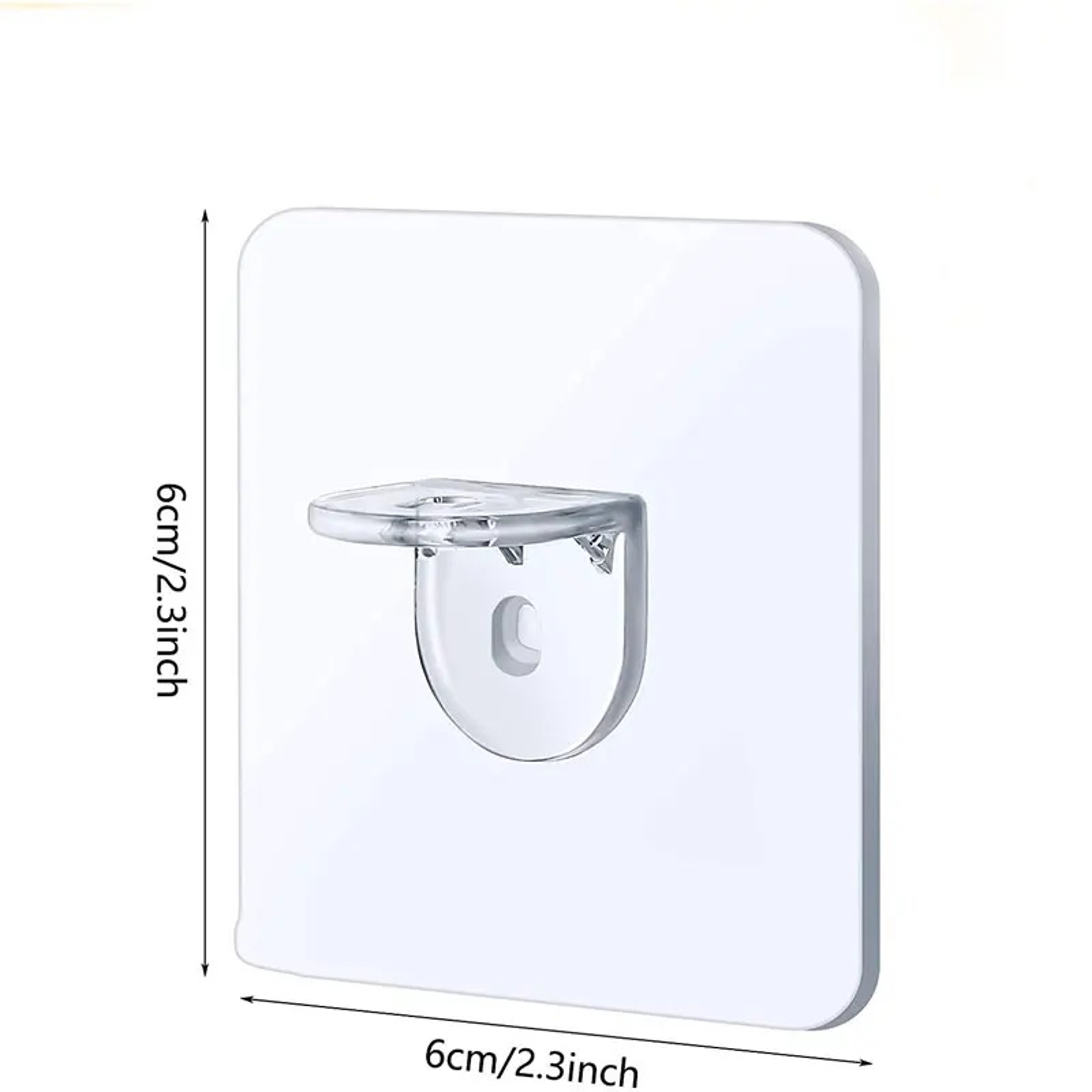 Premium Non Marking Sticky Cabinet Shelf Brackets Wardrobe Divider Supports 4