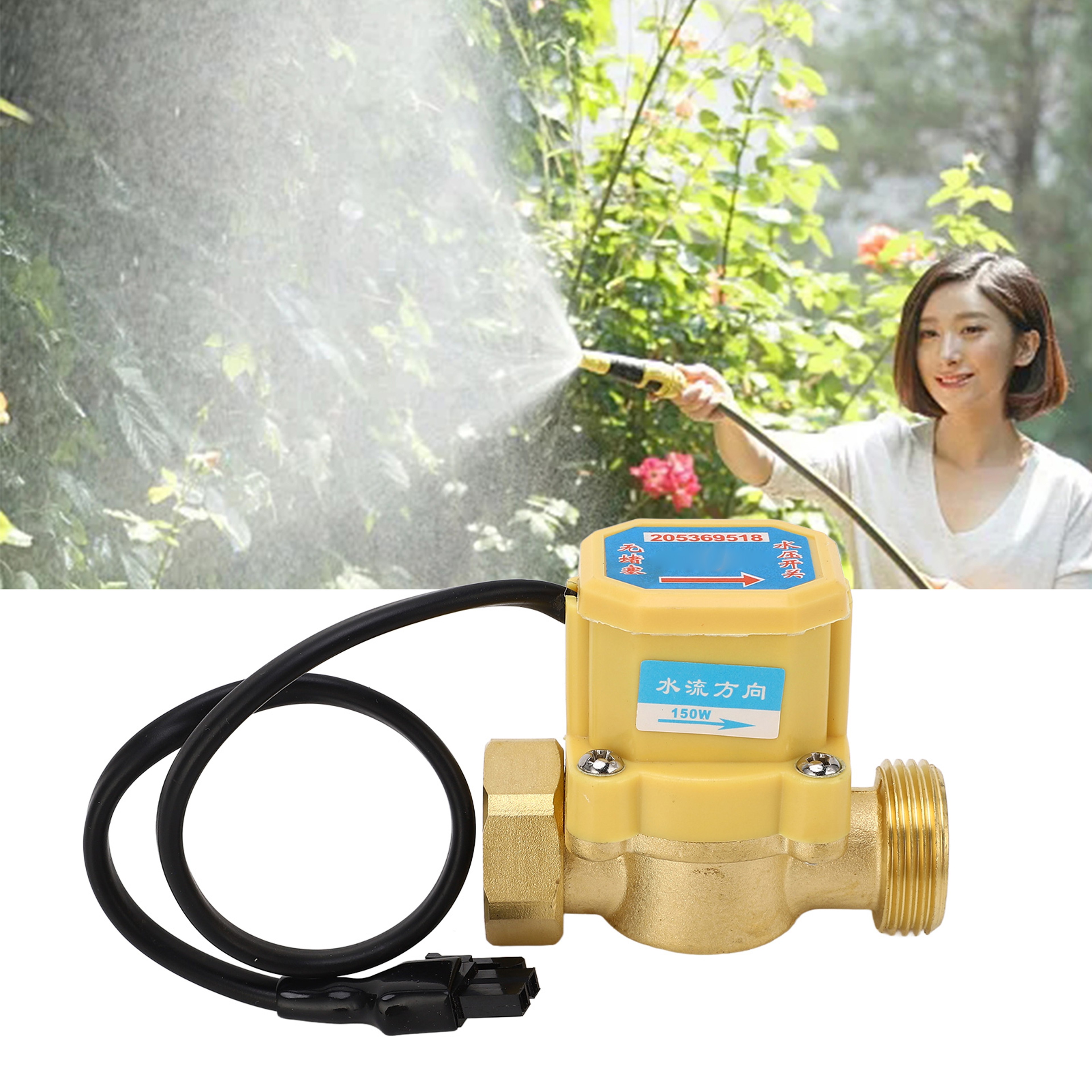 Smart Brass Water Pressure Booster Pump Switch With Dry Run Protection  Flow Controller 0