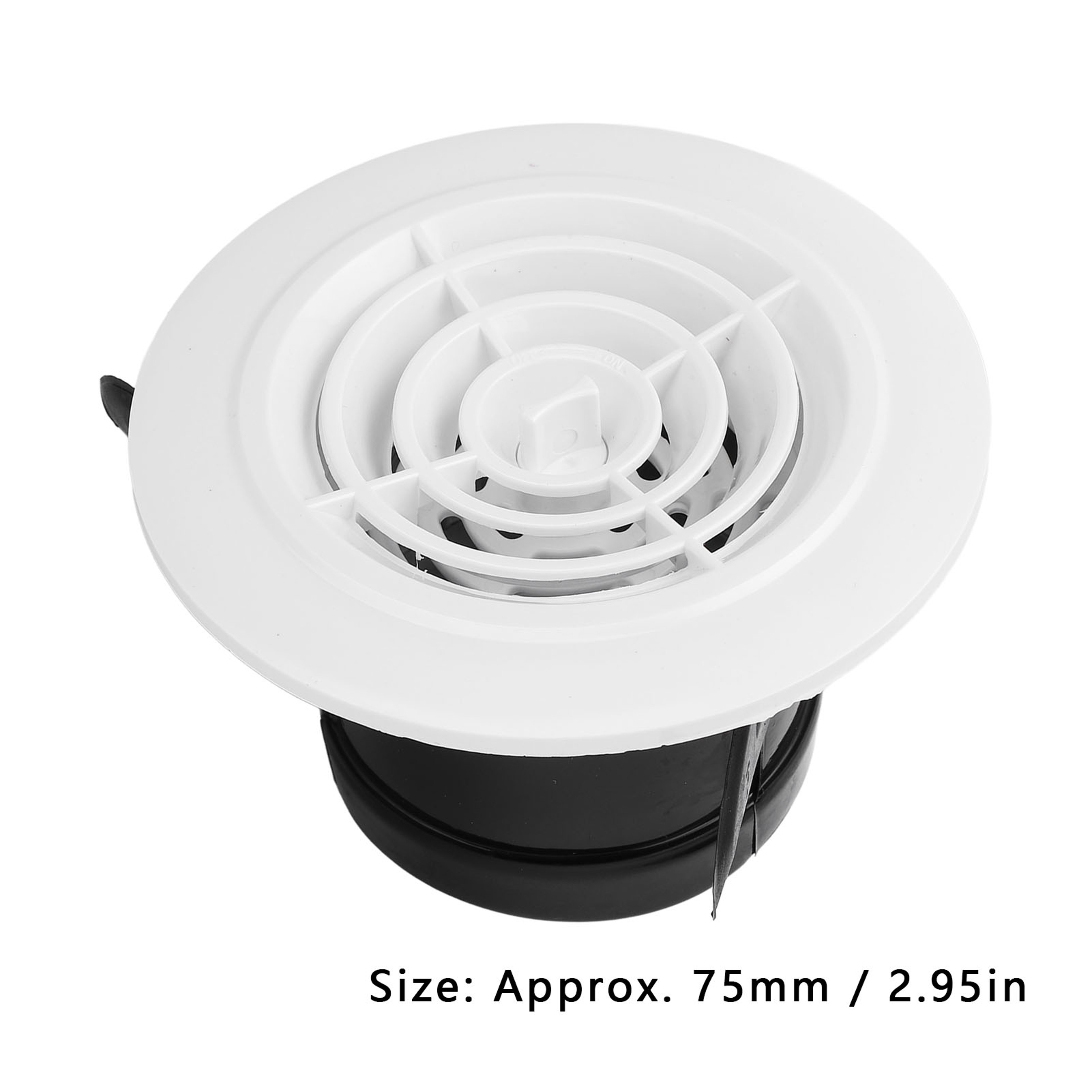 Adjustable Round Air Vent Cover for Bathroom, Kitchen & Soffit Ventilation – view 6