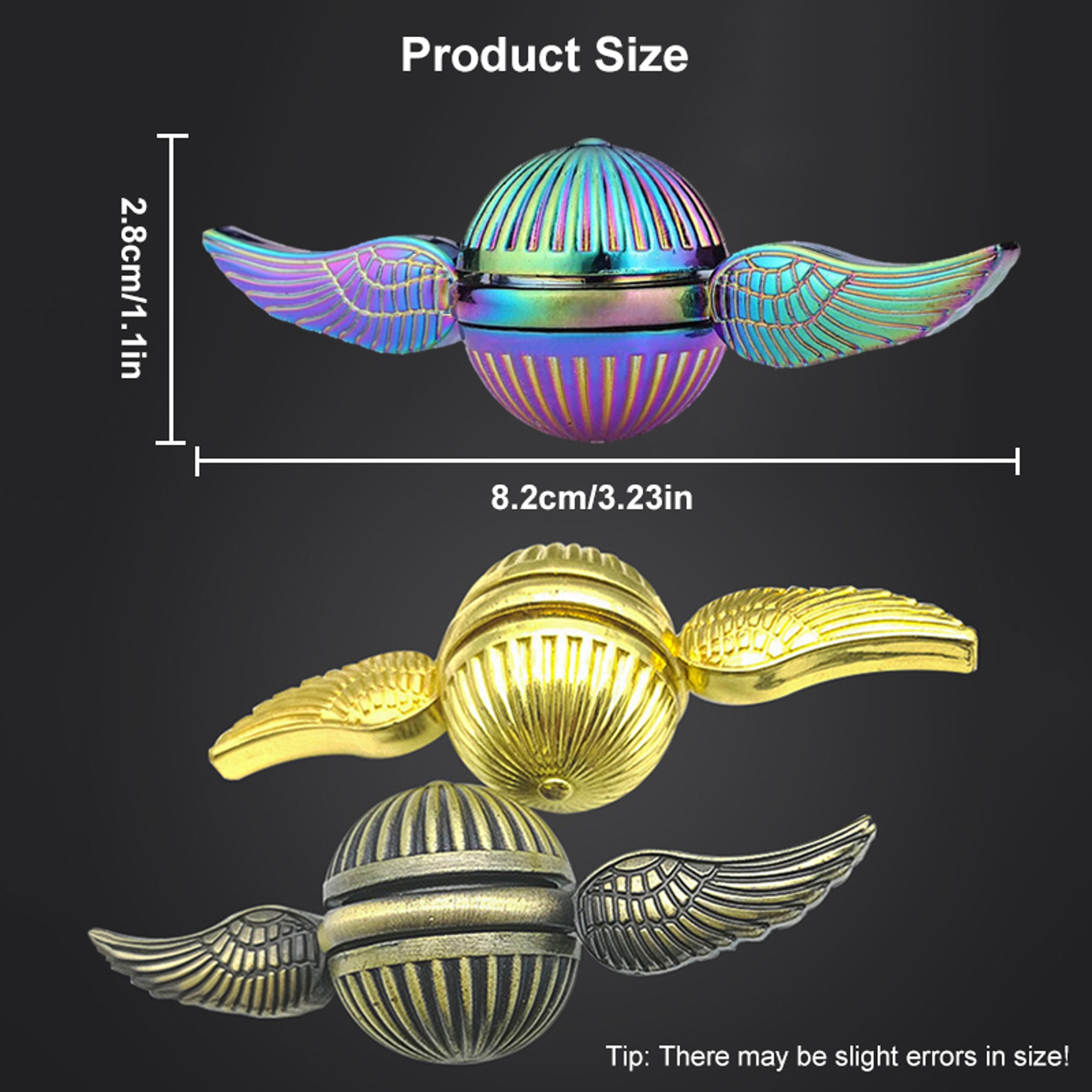 OrbitSpin Metal Gyroscope Fidget Spinner Stress Relief Desk Toy – view 6