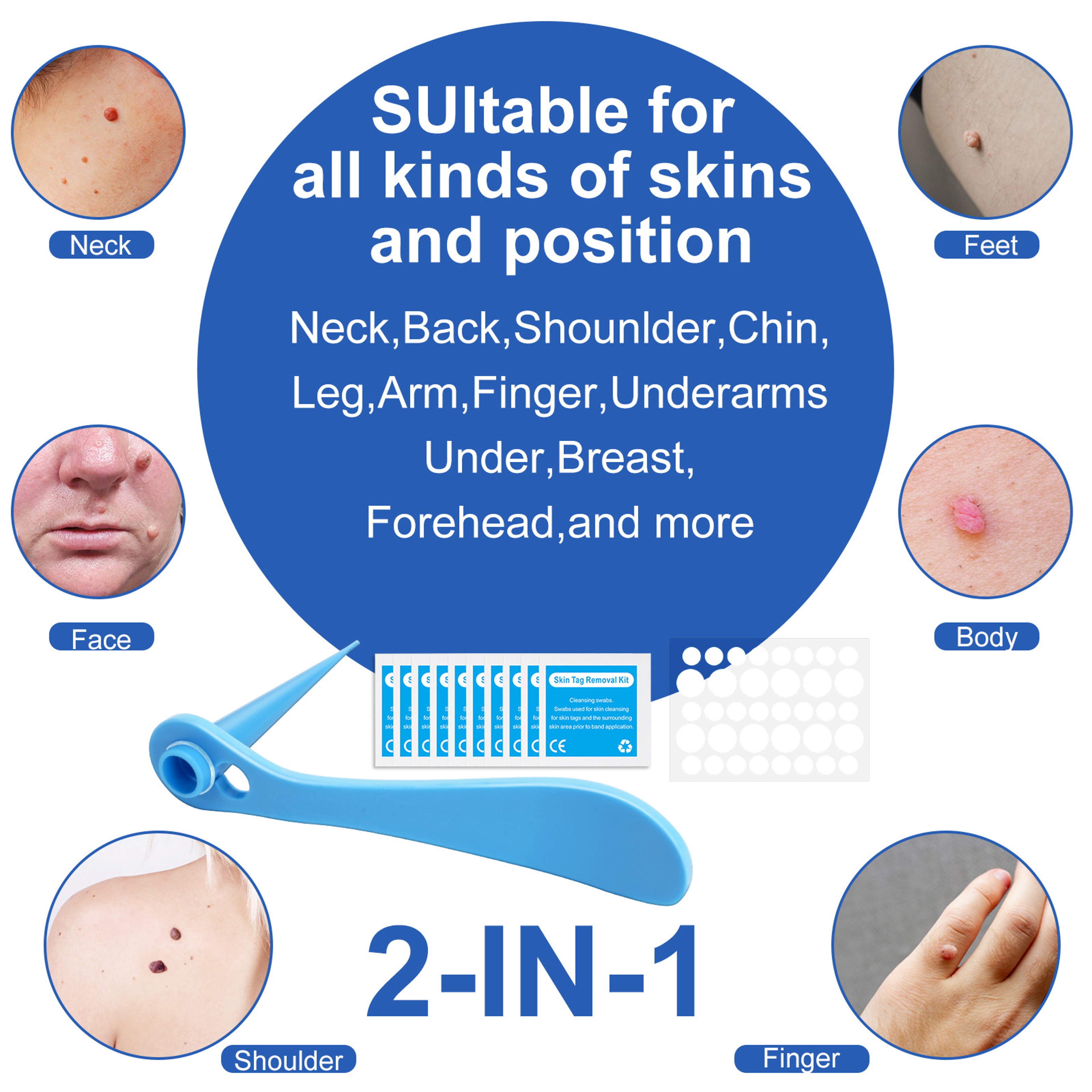 DermPrecision Skin Tag & Wart Removal Kit Portable Micro Treatment Tool – view 4