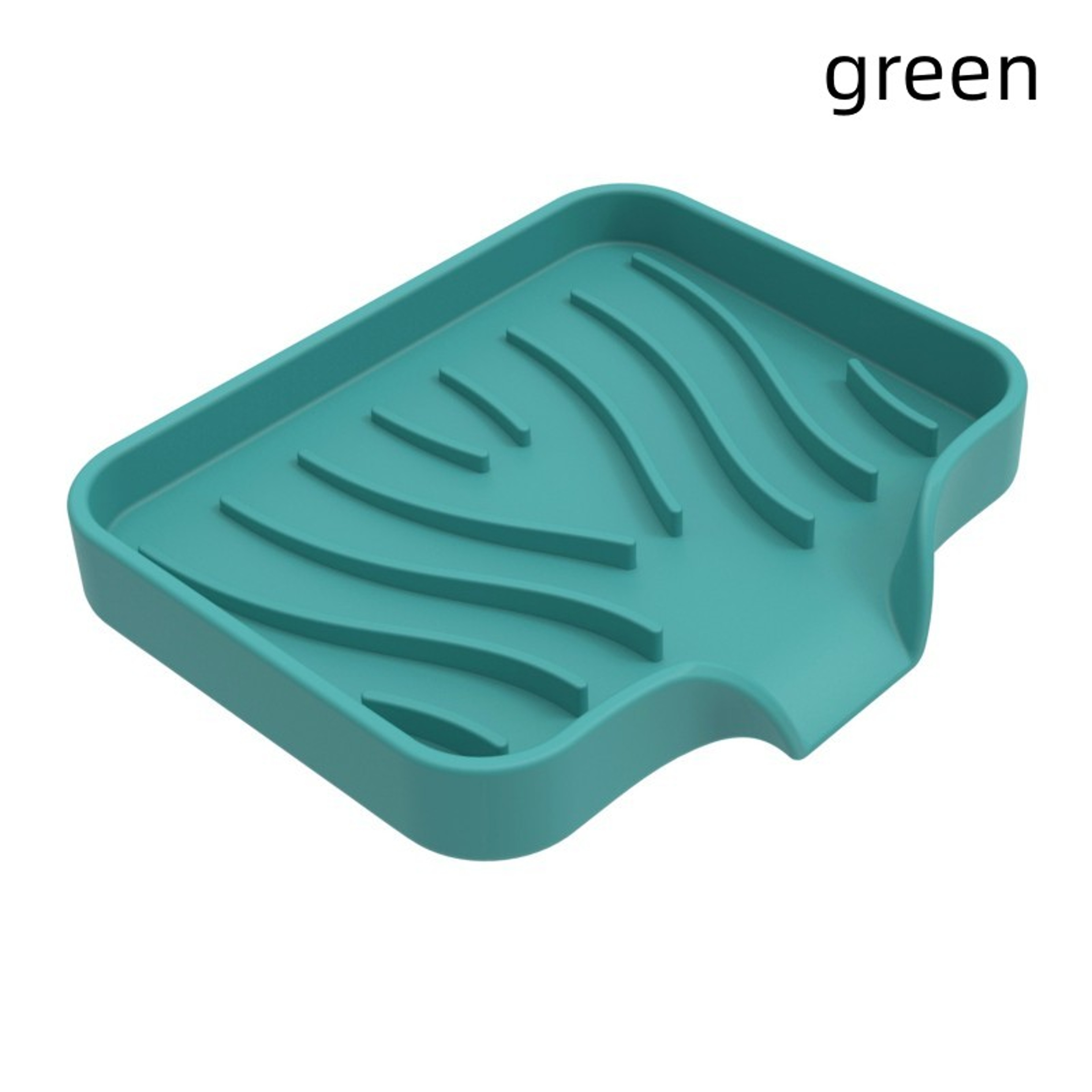 Silicone Self Draining Soap Holder Tray For Bathroom  Kitchen 5