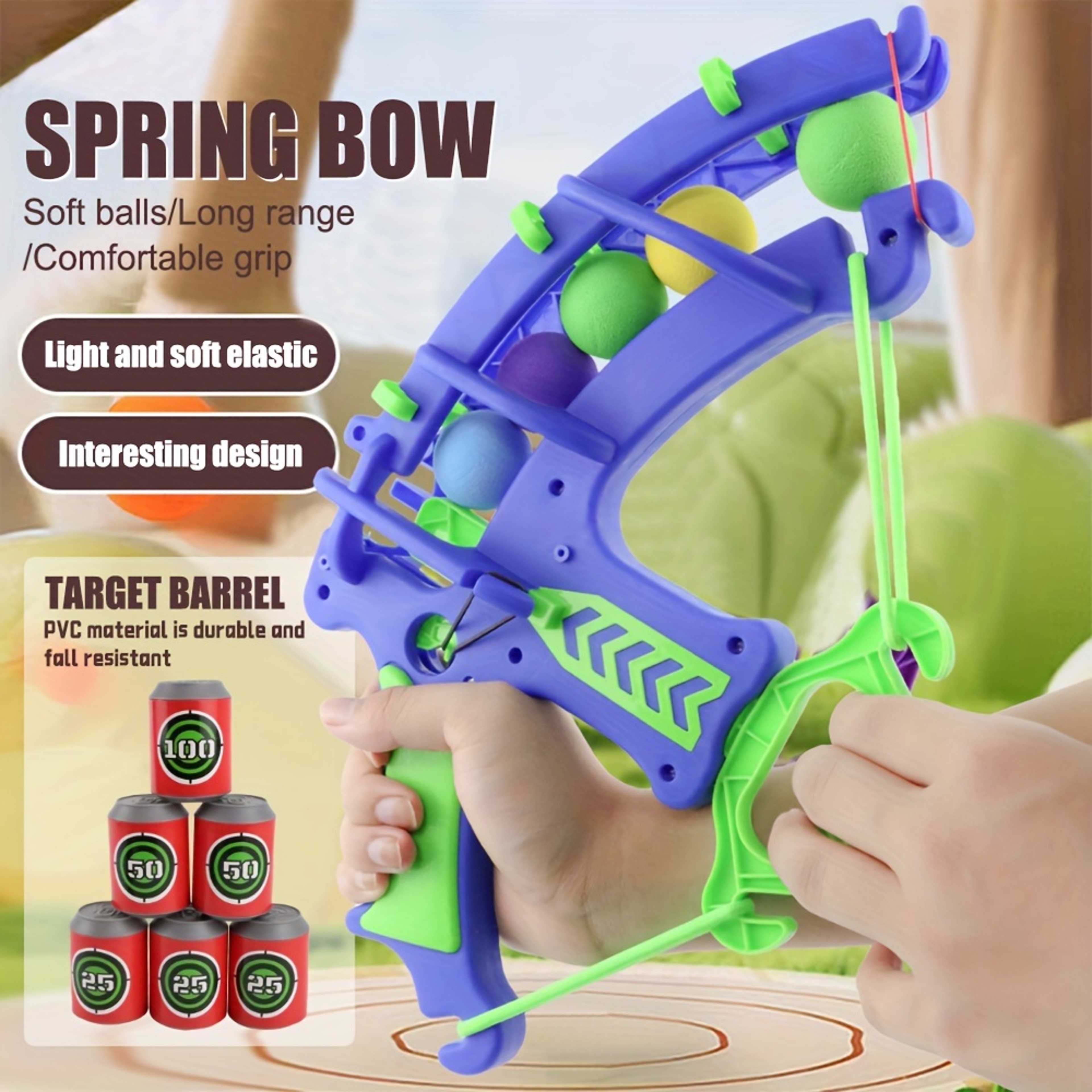 Soft Bullet Target Practice Toy Set for Kids Safe kids shooting game & educational shooting toy for indoor outdoor – view 3