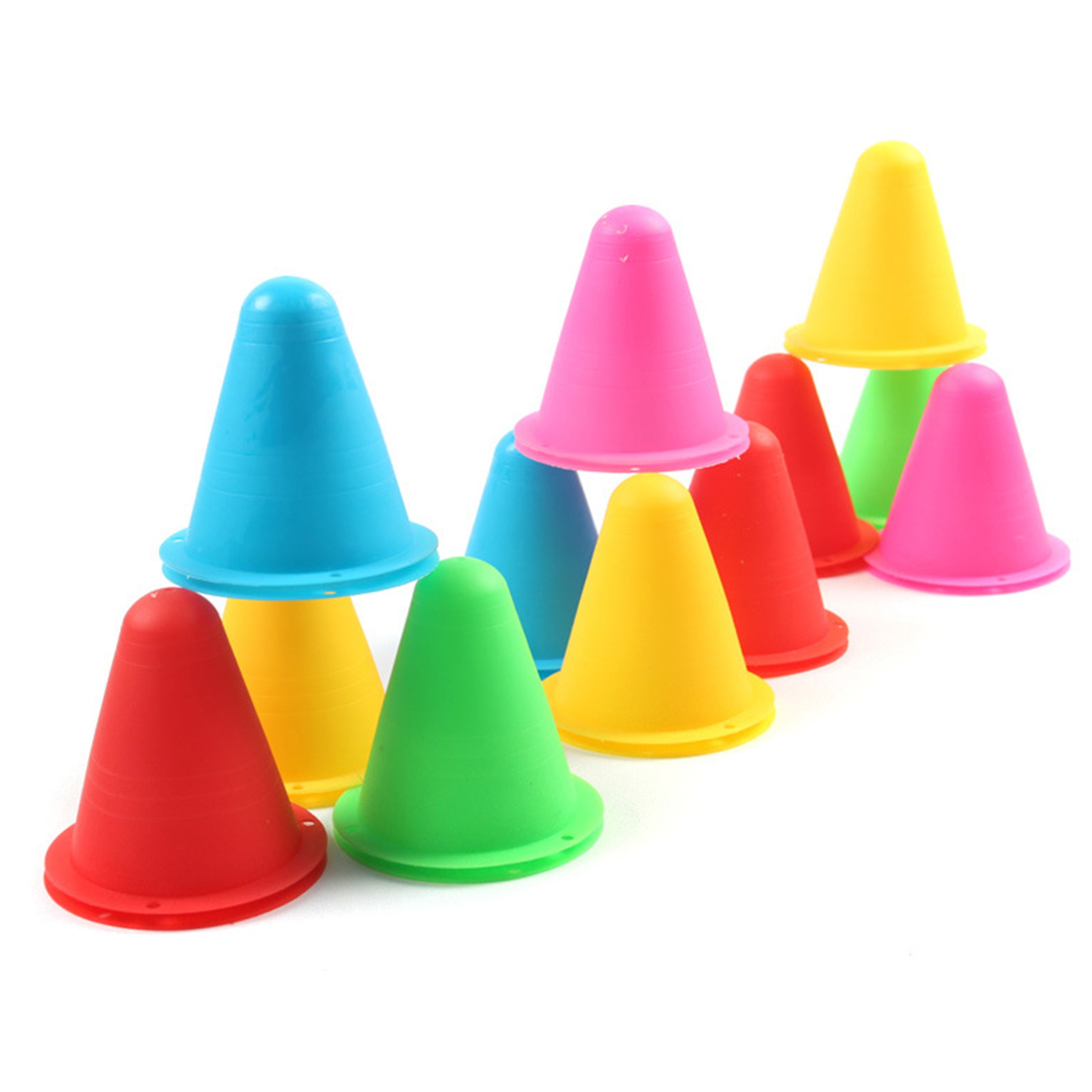 Premium Roller Skating Agility Training Cones Set Skating Practice & Slalom Training Markers – view 1