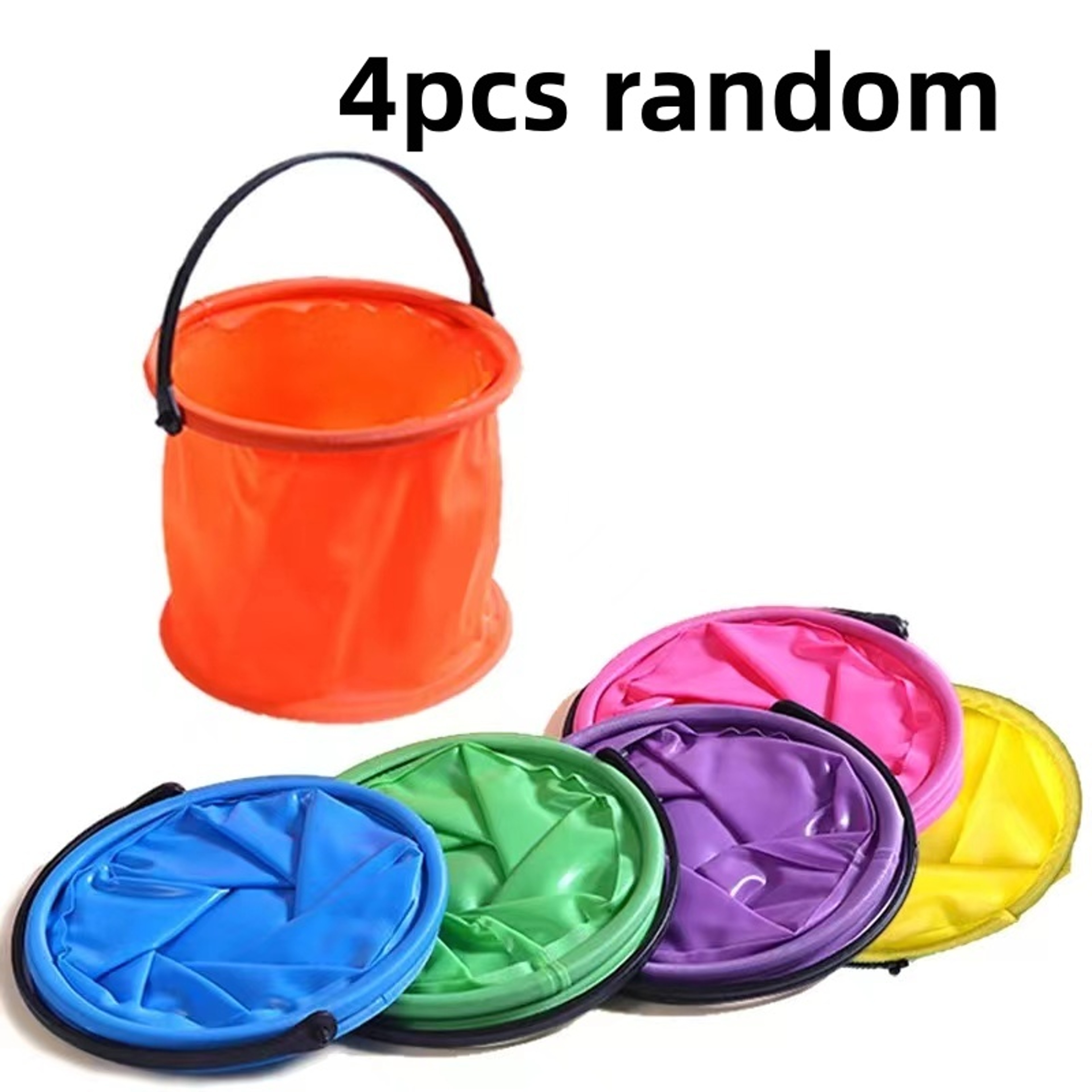 Portable Collapsible Bucket Set for Beach, Fishing & Art Cleaning – view 8