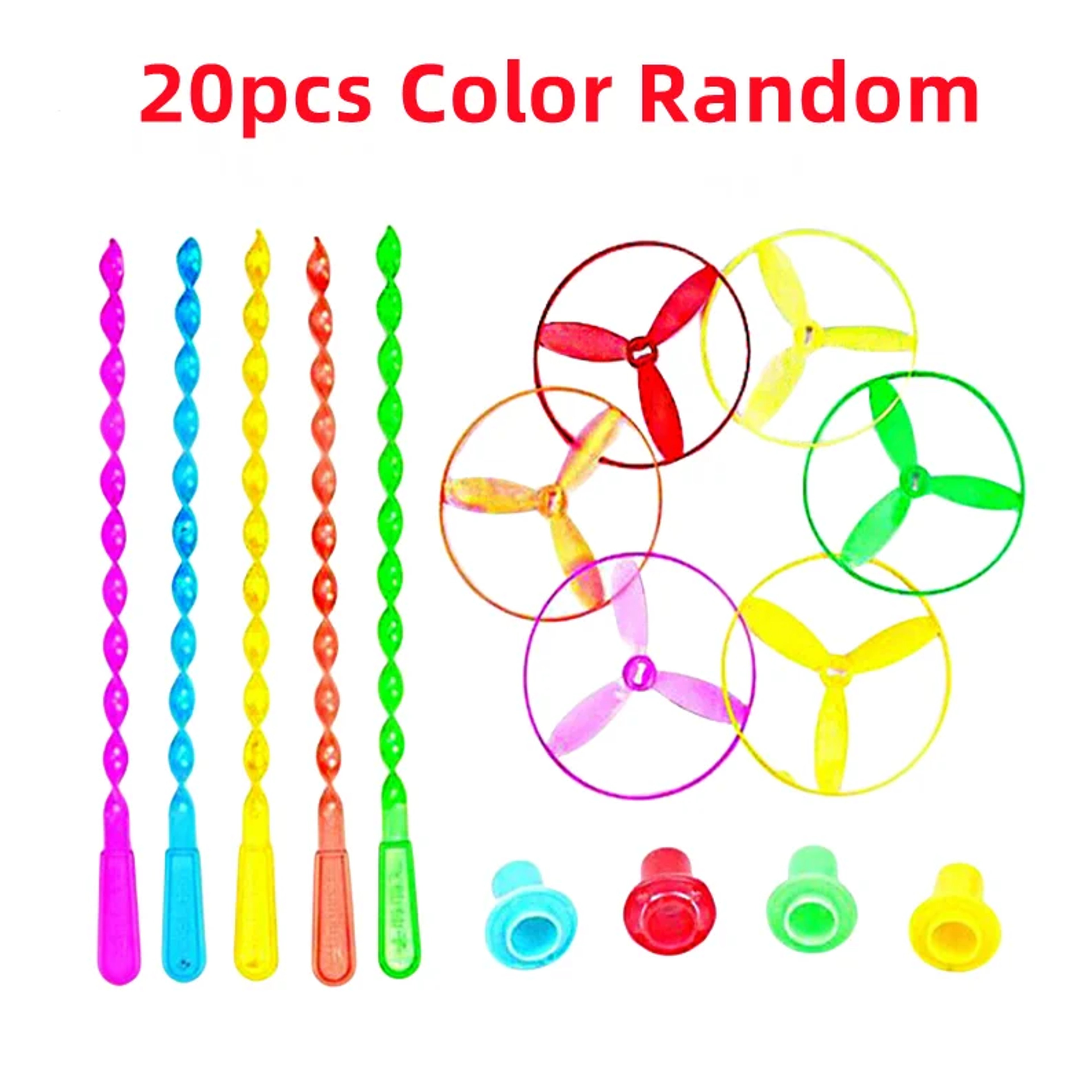 Premium Hand Helicopter Toy Pack  Outdoor Flying Propeller Toy Set For Kids 5