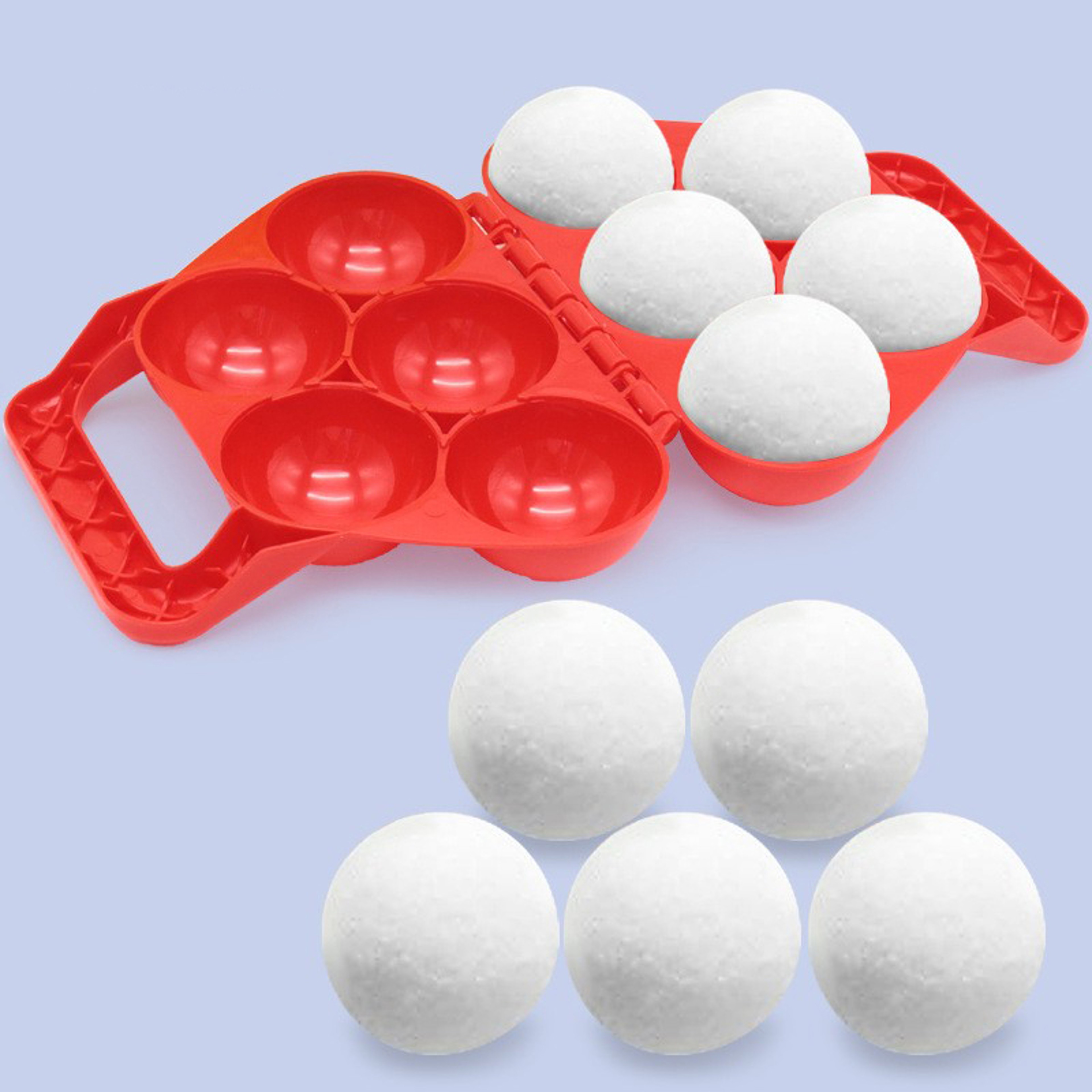 Ball Snowball Maker Clip For Kids  Families Winter Snow Toy  Sand Mold 0