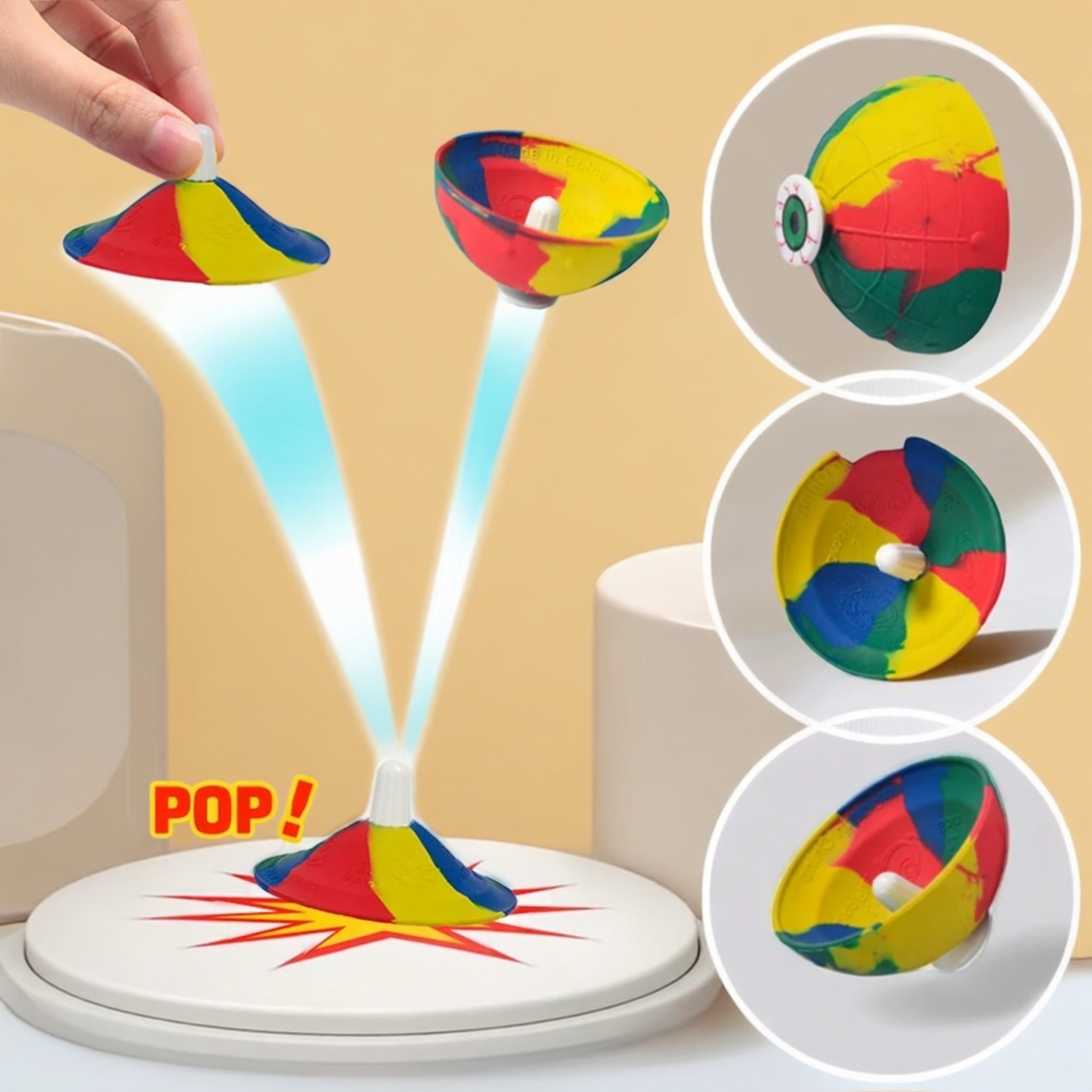 BounceSpin Camo Jump Bowl Outdoor Bouncing Toy for Kids Fun & Active Play – view 1