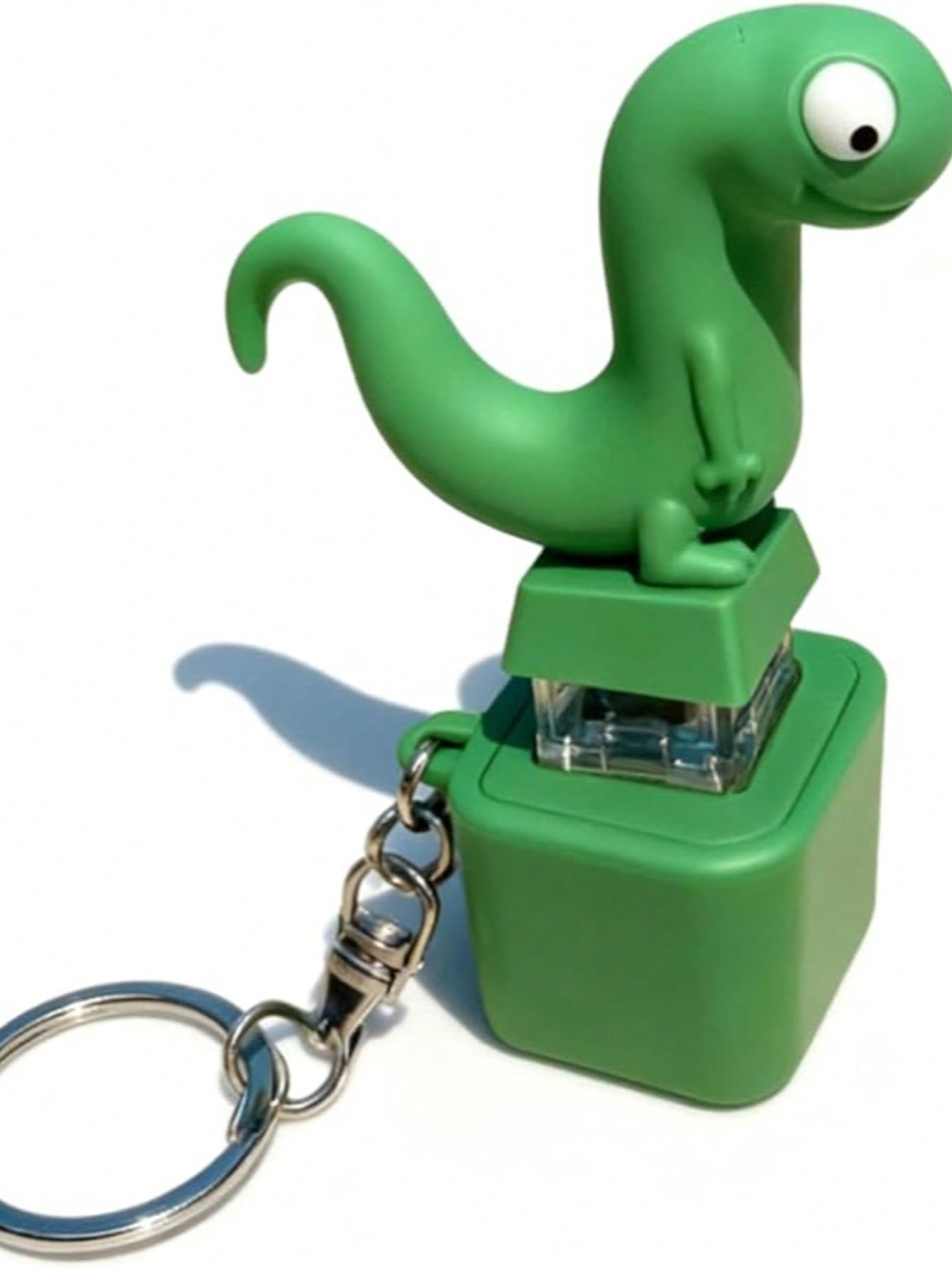 Rechargeable Lizard Sound Keychain Portable Rechargeable Fidget Toy Stress Reliever for Travel & Everyday Carry – view 1