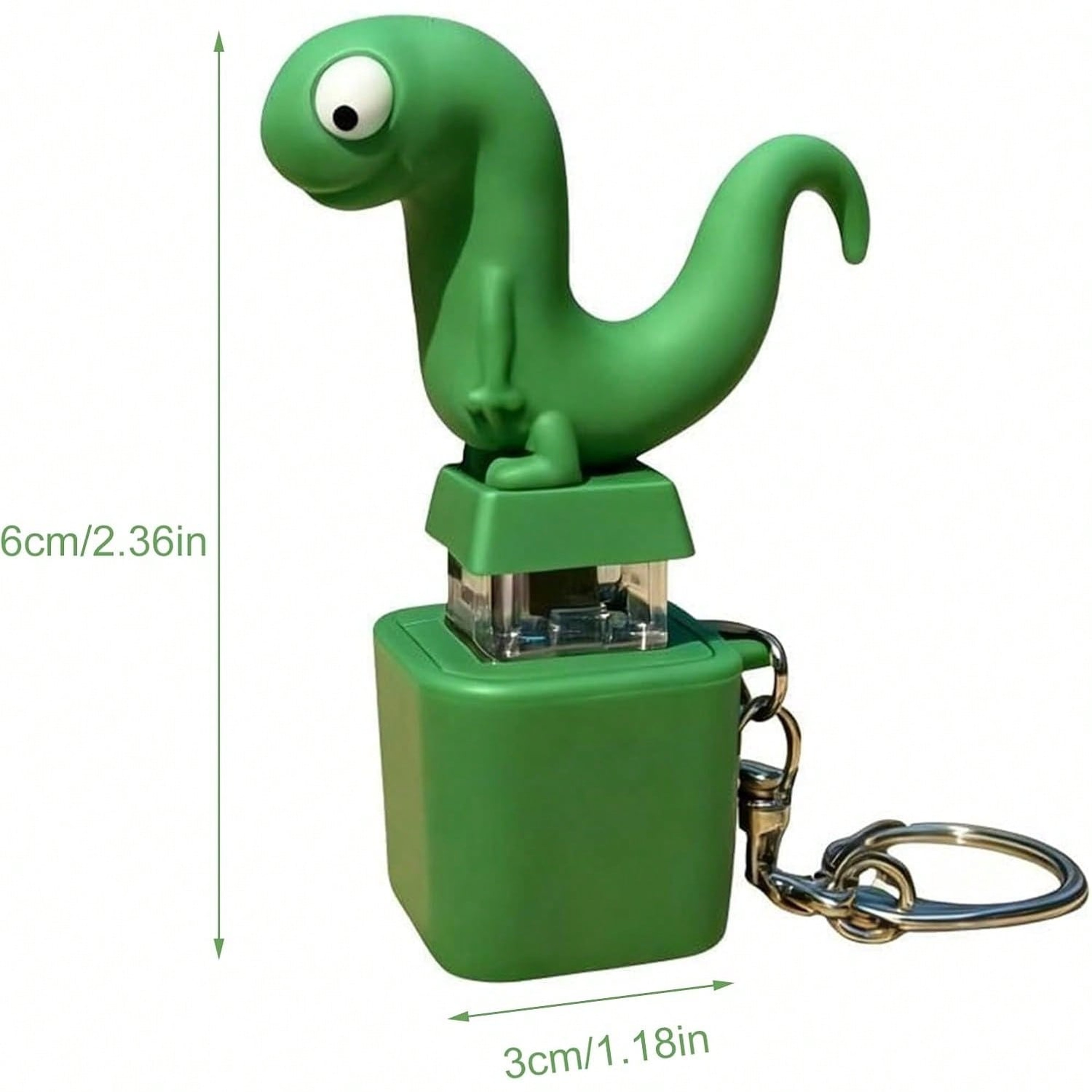 Rechargeable Lizard Sound Keychain Portable Rechargeable Fidget Toy Stress Reliever for Travel & Everyday Carry – view 7